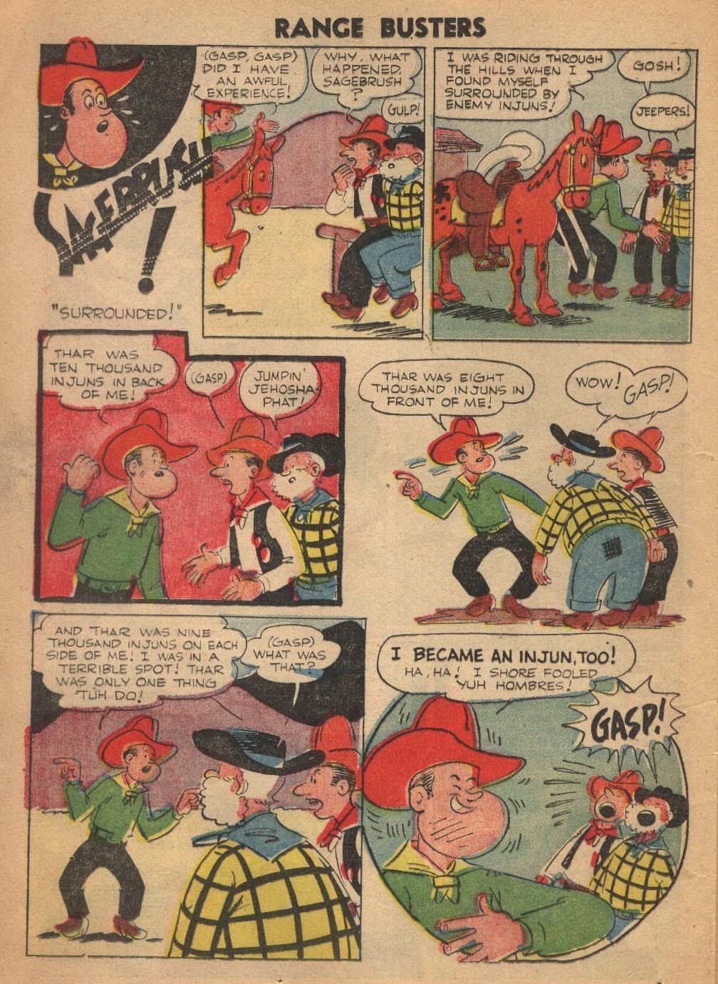 Read online Range Busters comic -  Issue #9 - 14