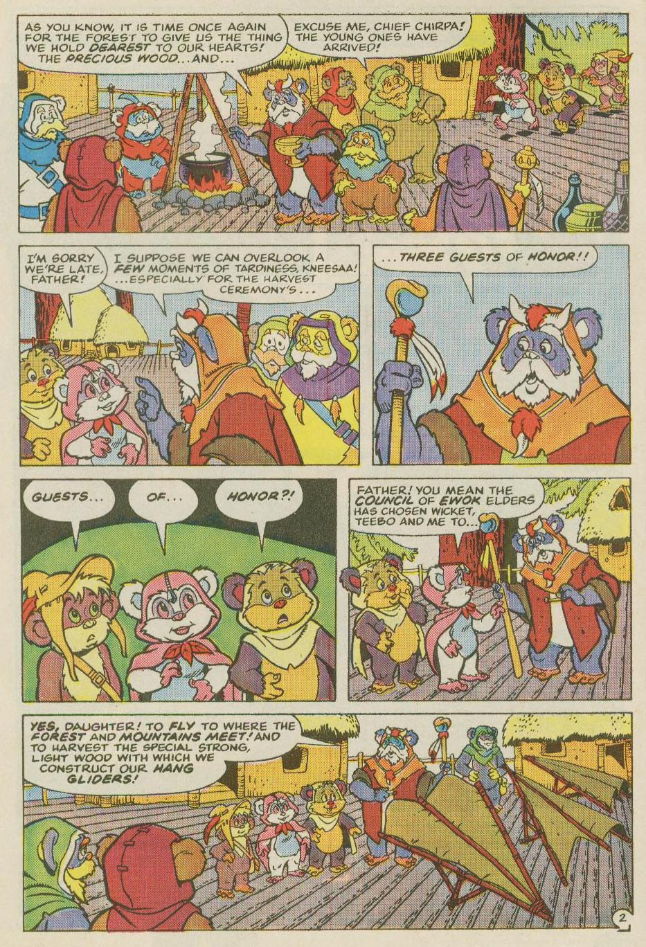 Read online Ewoks (1987) comic -  Issue #3 - 4