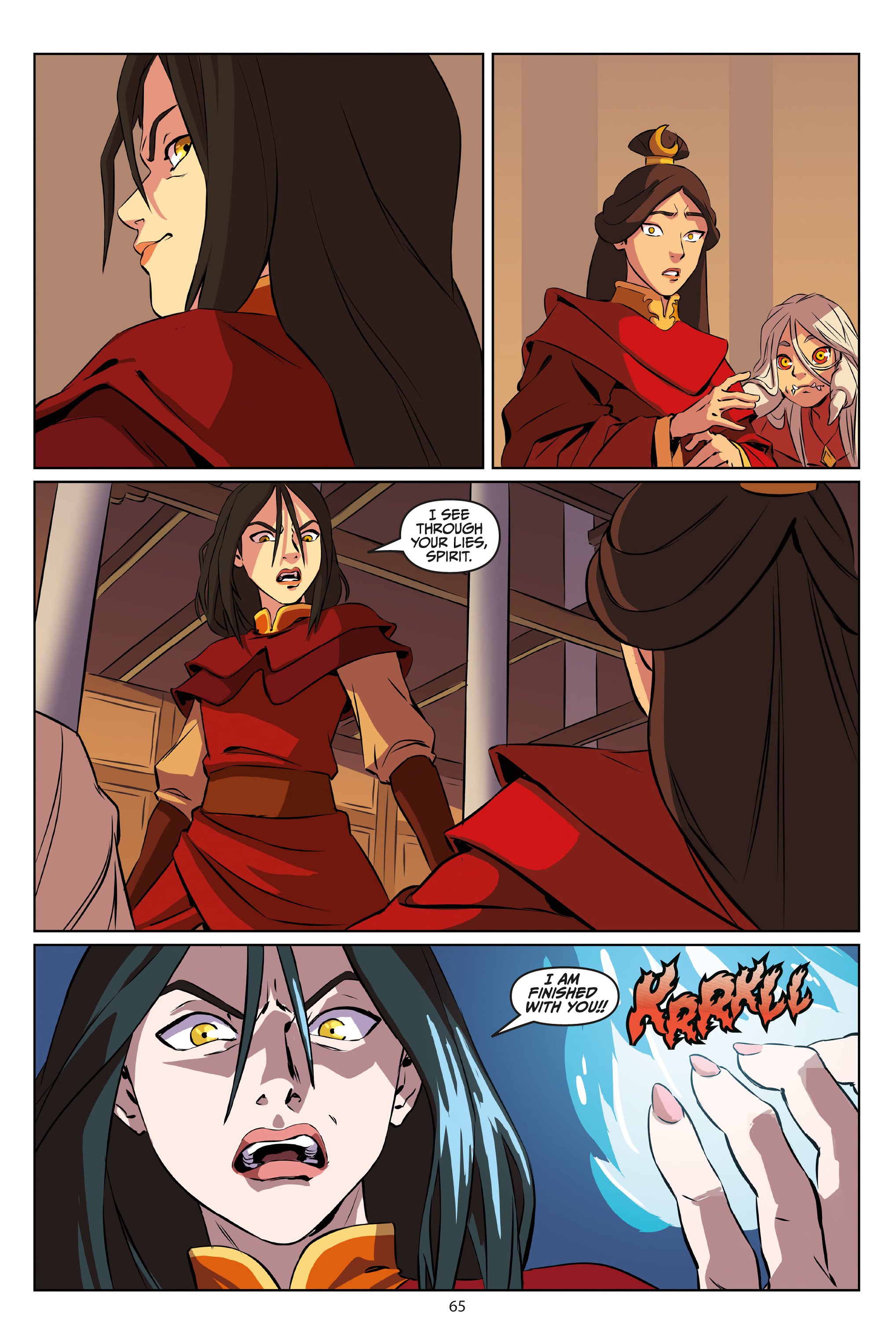 Read online Avatar: The Last Airbender - Azula in the Spirit Temple comic -  Issue # TPB - 66