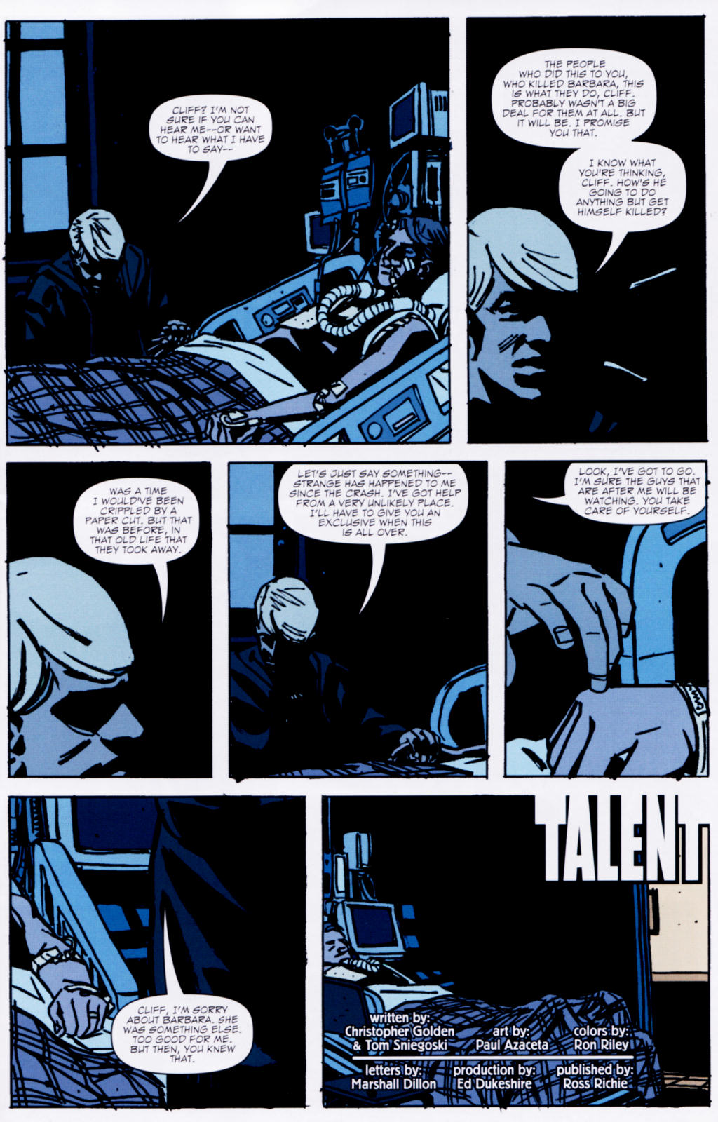 Read online Talent comic -  Issue #4 - 5