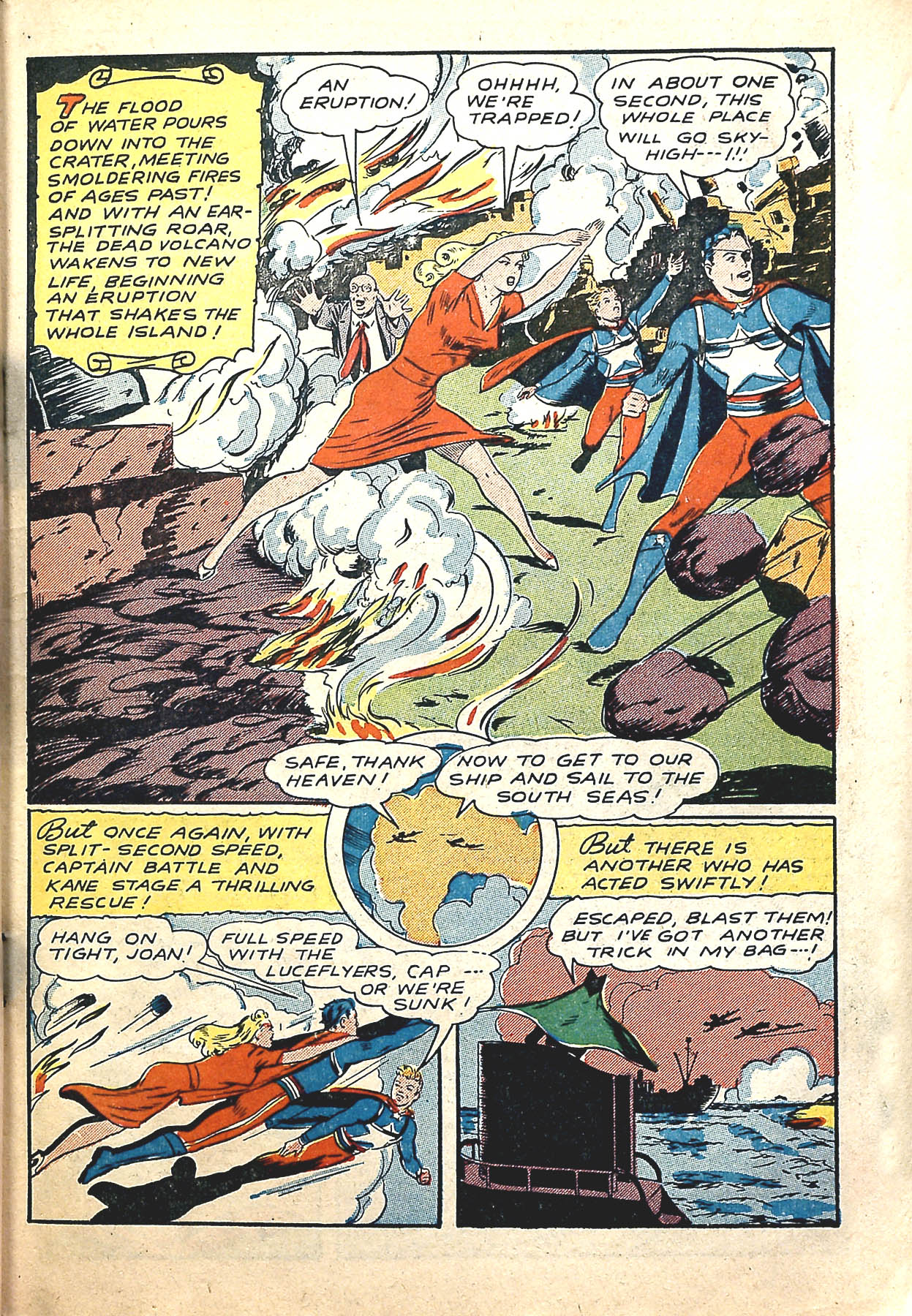 Read online Captain Battle Comics comic -  Issue #3 - 10