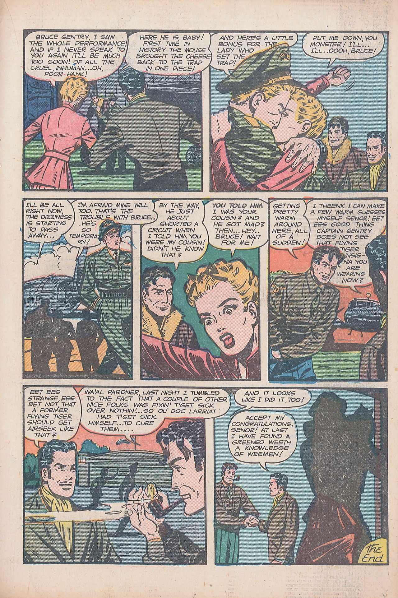 Read online Bruce Gentry comic -  Issue #4 - 19
