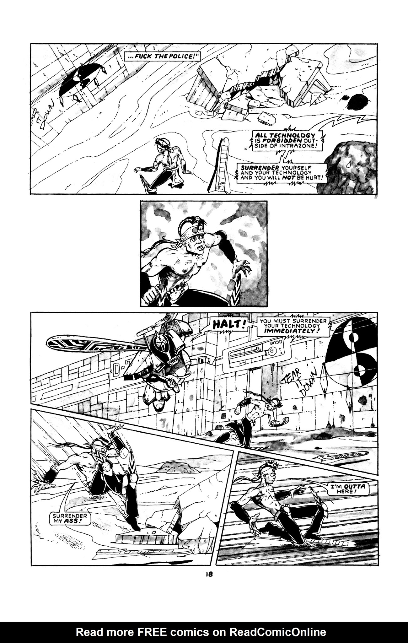 Read online Intrazone comic -  Issue #2 - 20