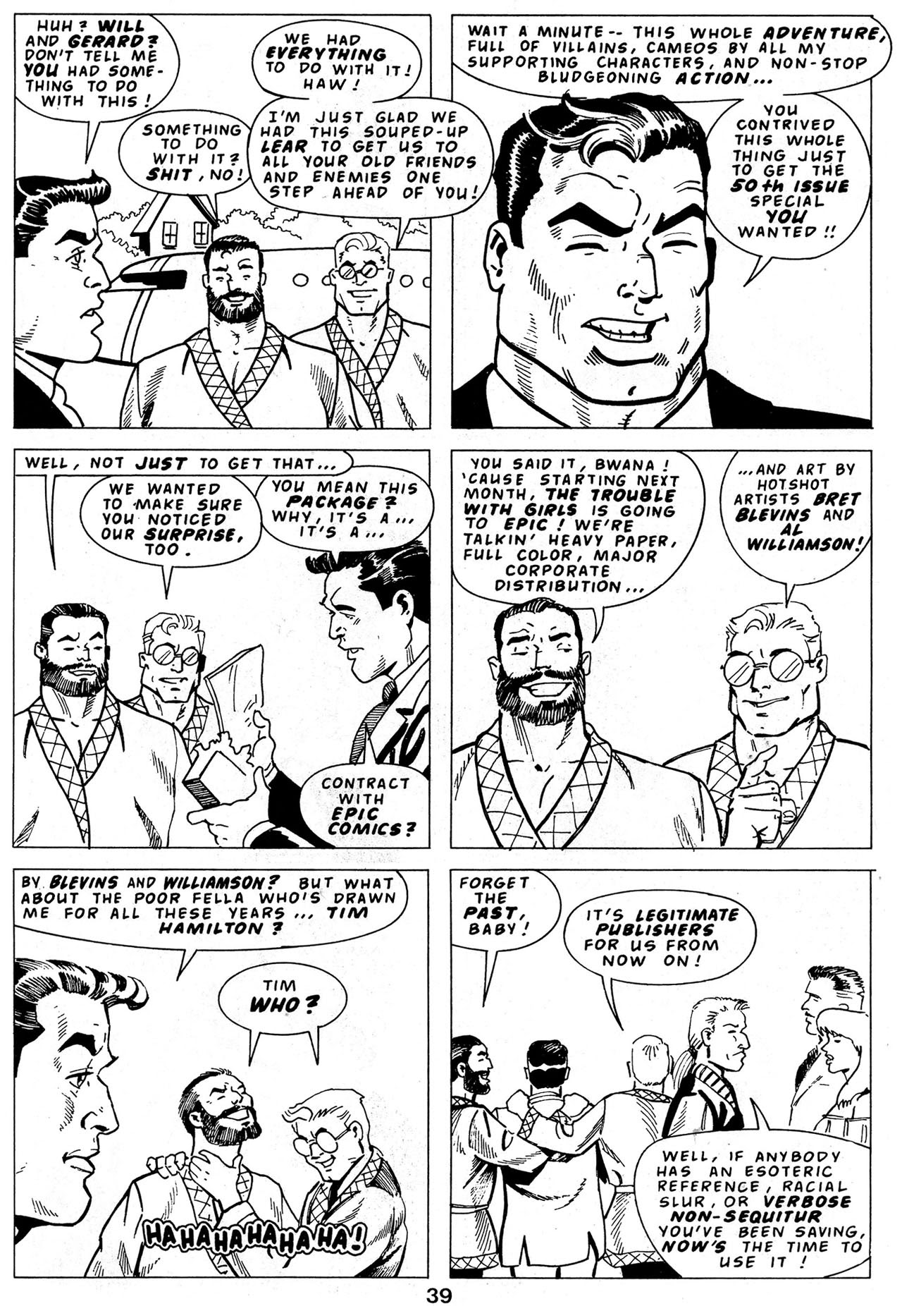 Read online The Trouble With Girls: Christmas Special comic -  Issue # Full - 41