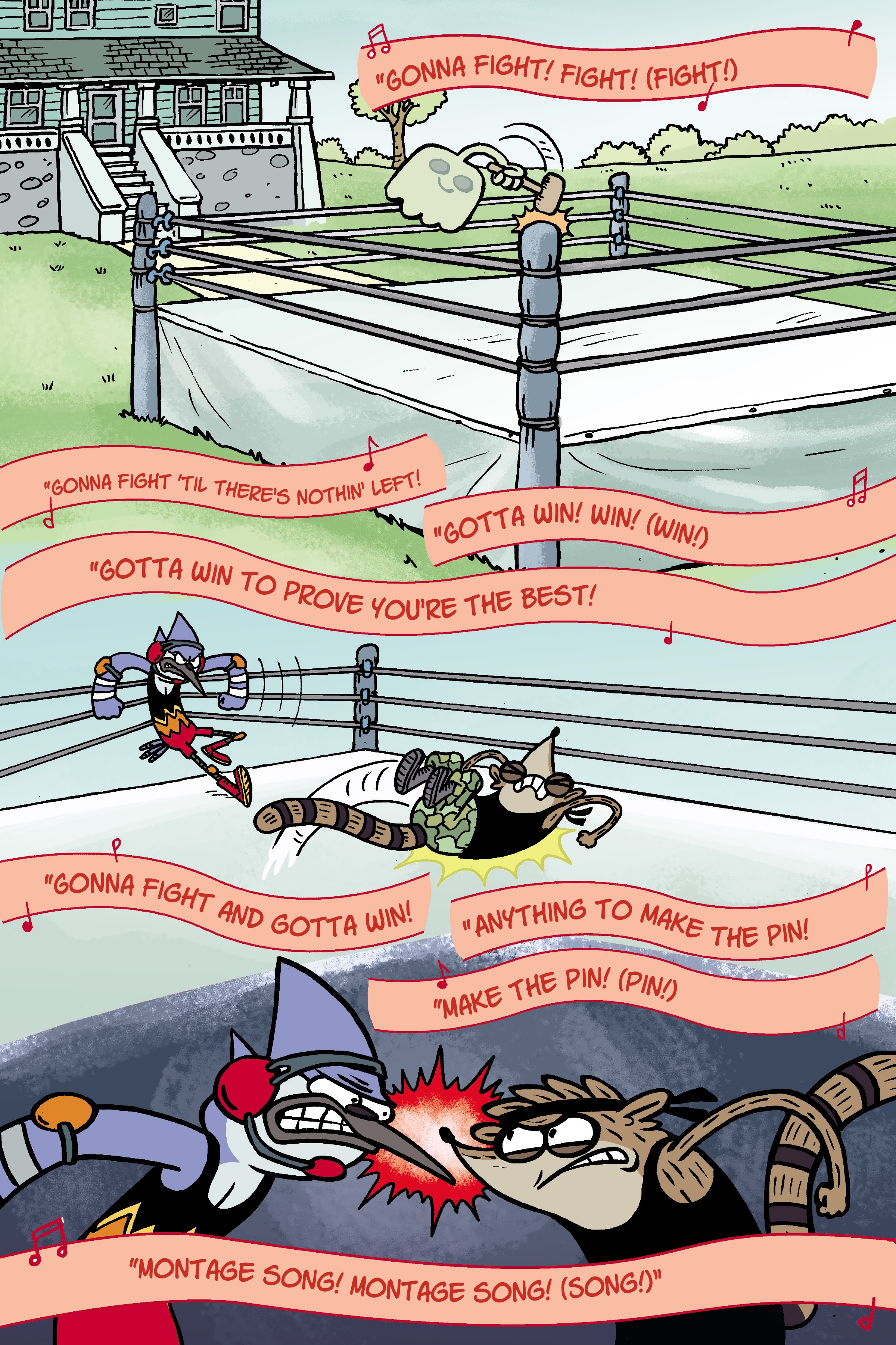 Read online Regular Show: Wrasslesplosion comic -  Issue # TPB - 20