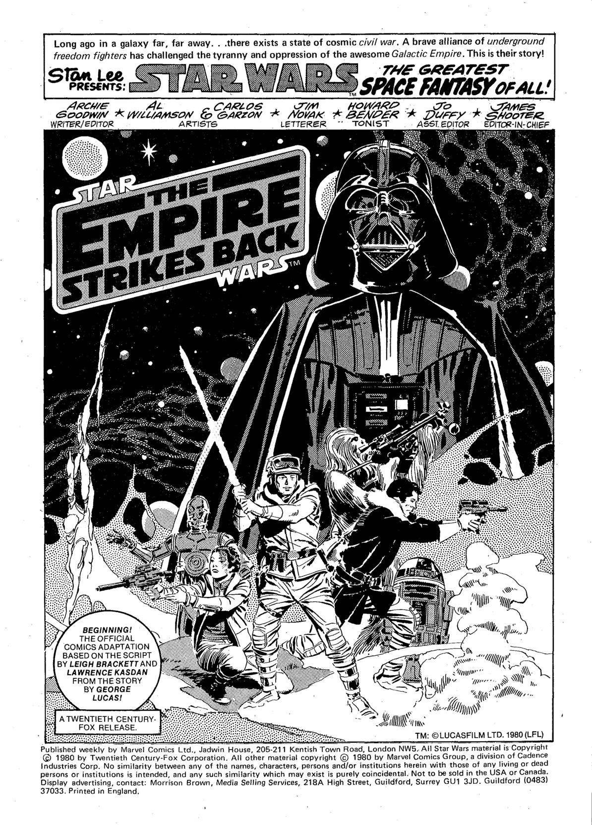 Read online Star Wars Weekly: The Empire Strikes Back comic -  Issue #118 - 3