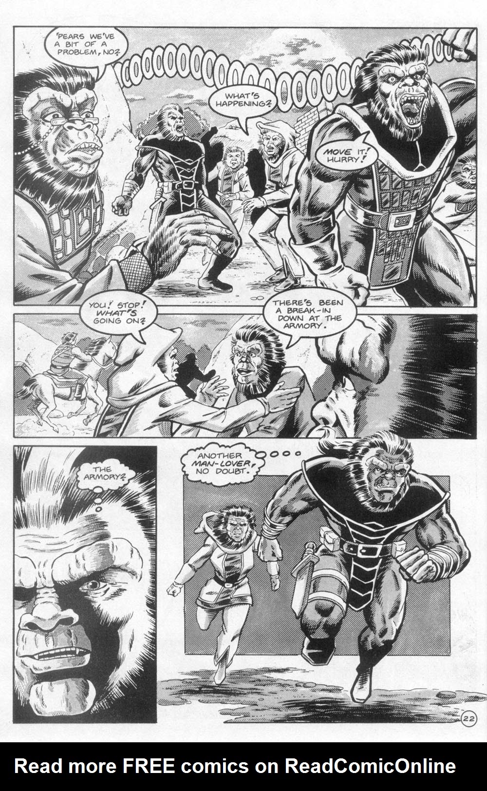 Read online Planet of the Apes: Blood of the Apes comic -  Issue #1 - 23