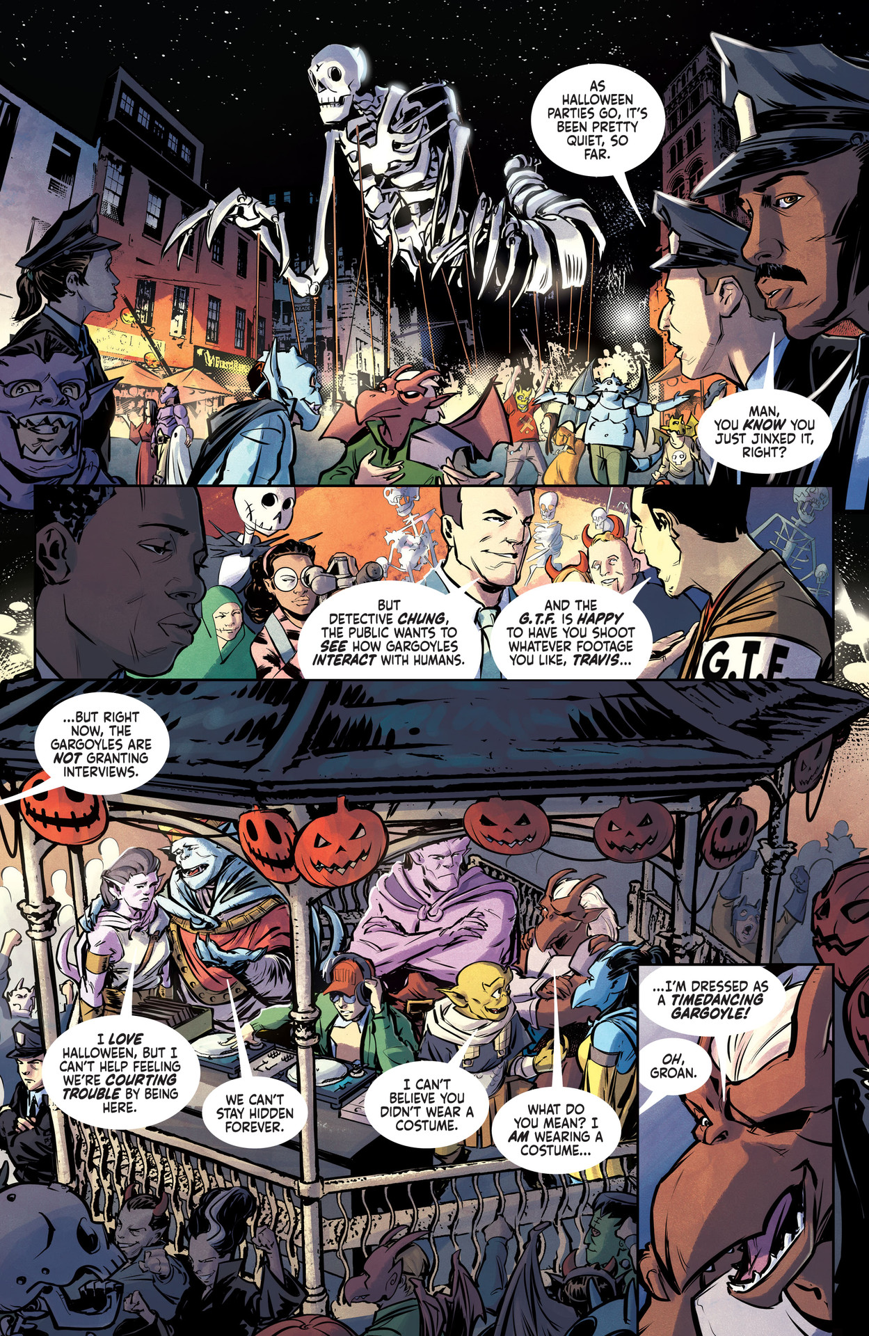 Read online Gargoyles Halloween Special comic -  Issue # Full - 17