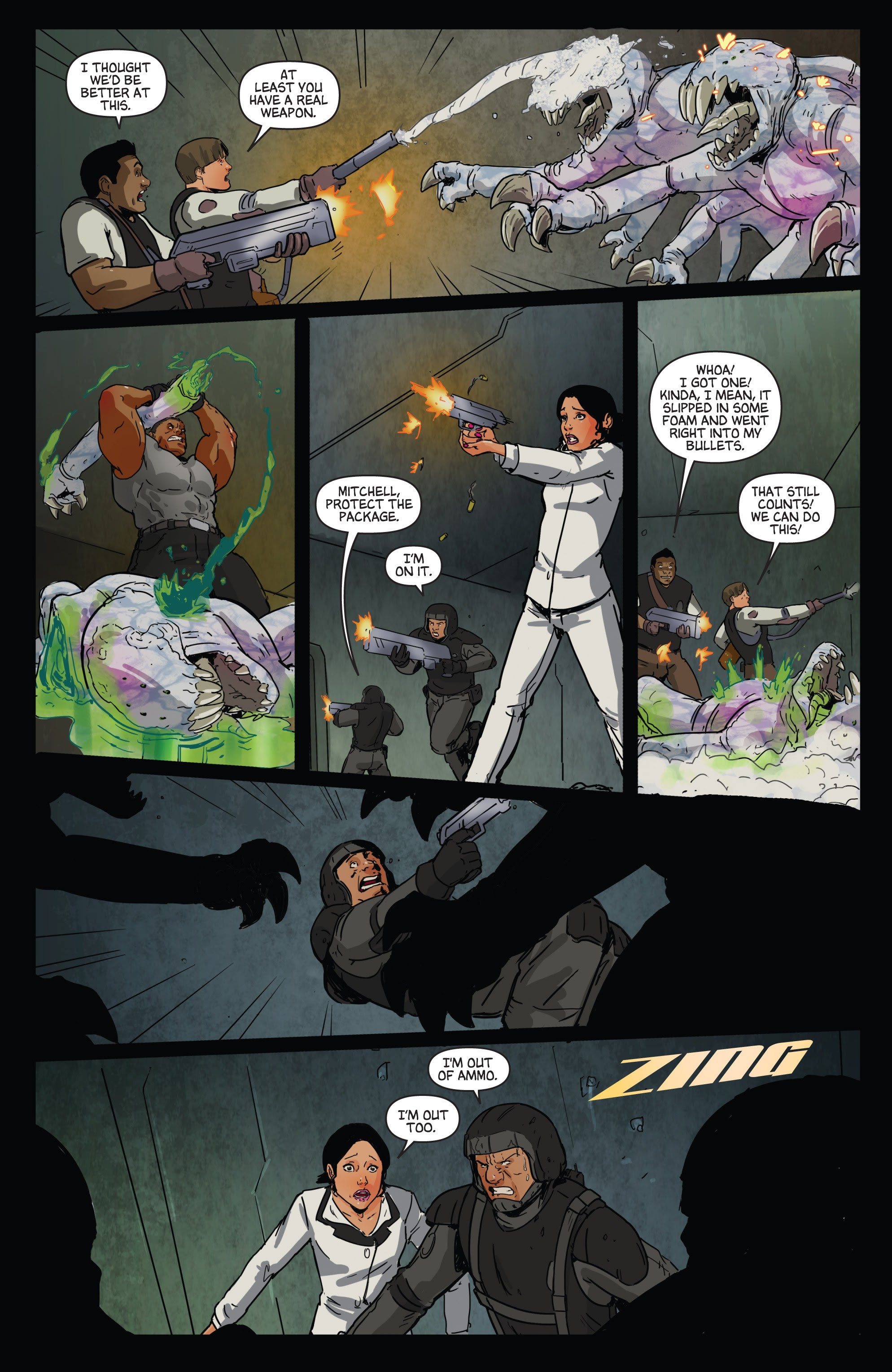 Read online Aliens vs. Parker comic -  Issue #3 - 22