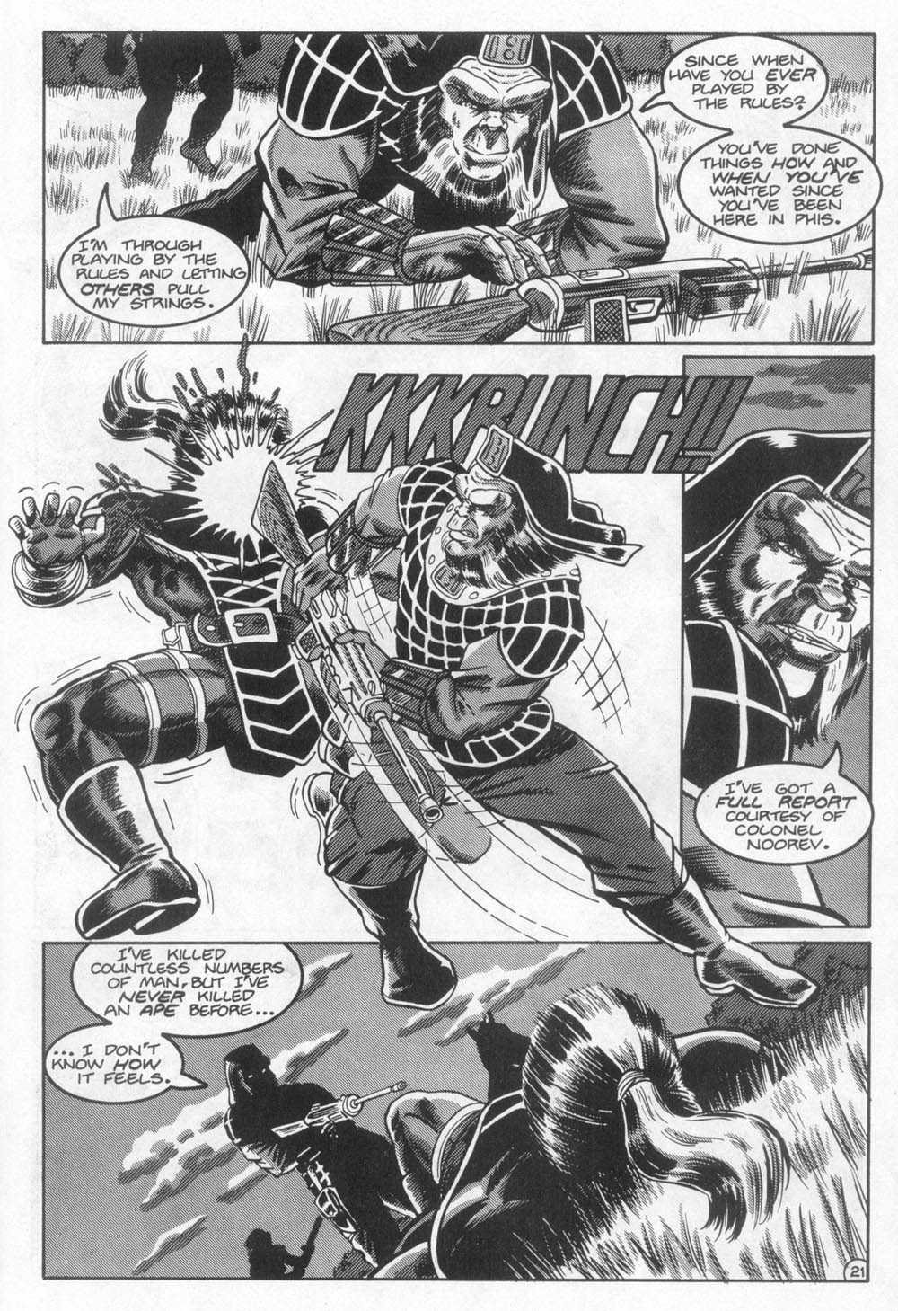 Read online Planet of the Apes: Blood of the Apes comic -  Issue #4 - 22