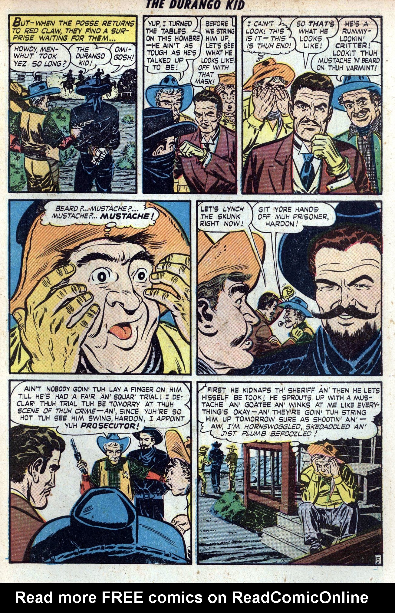 Read online Charles Starrett as The Durango Kid comic -  Issue #5 - 31