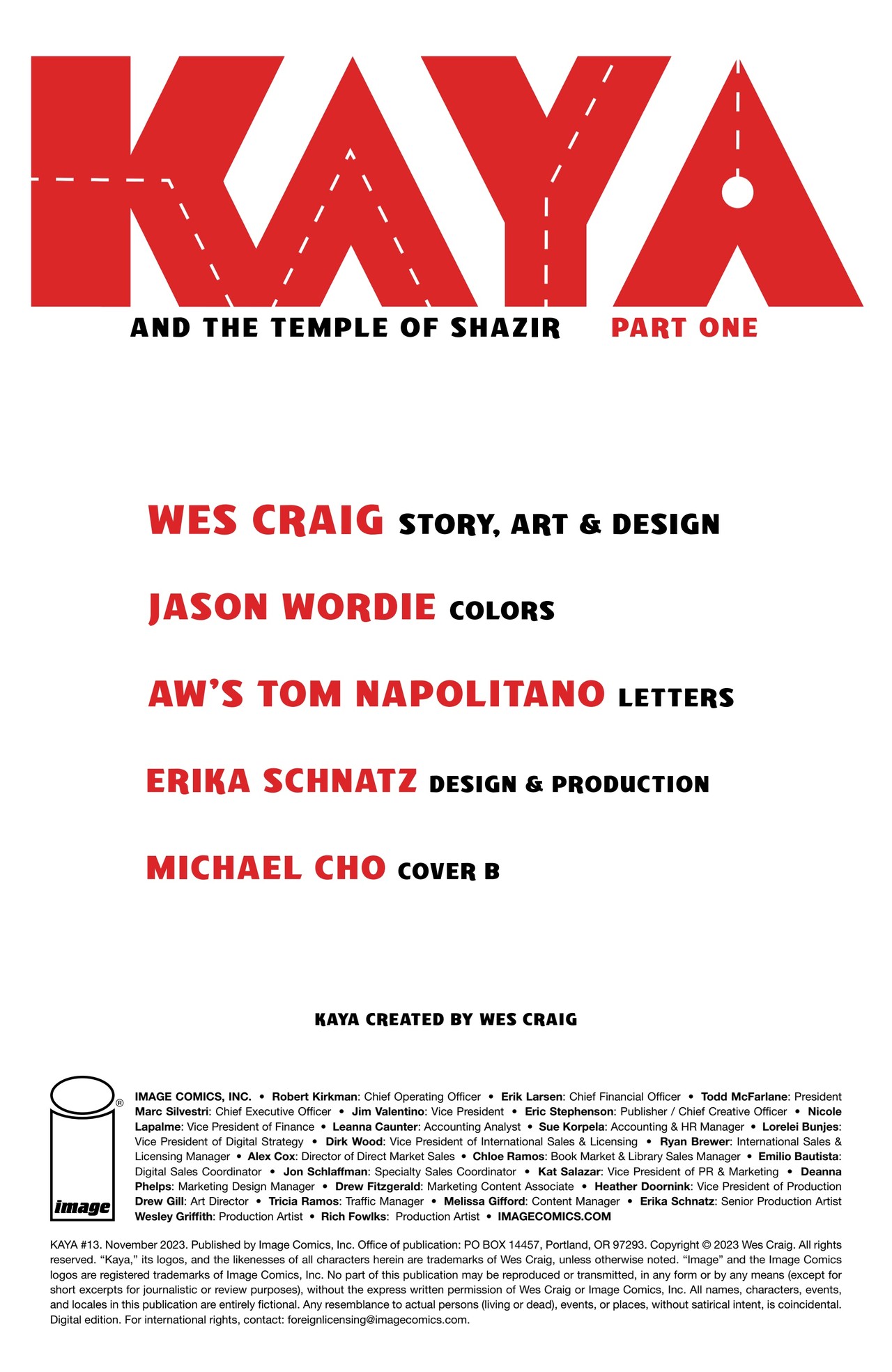 Read online Kaya comic -  Issue #13 - 29