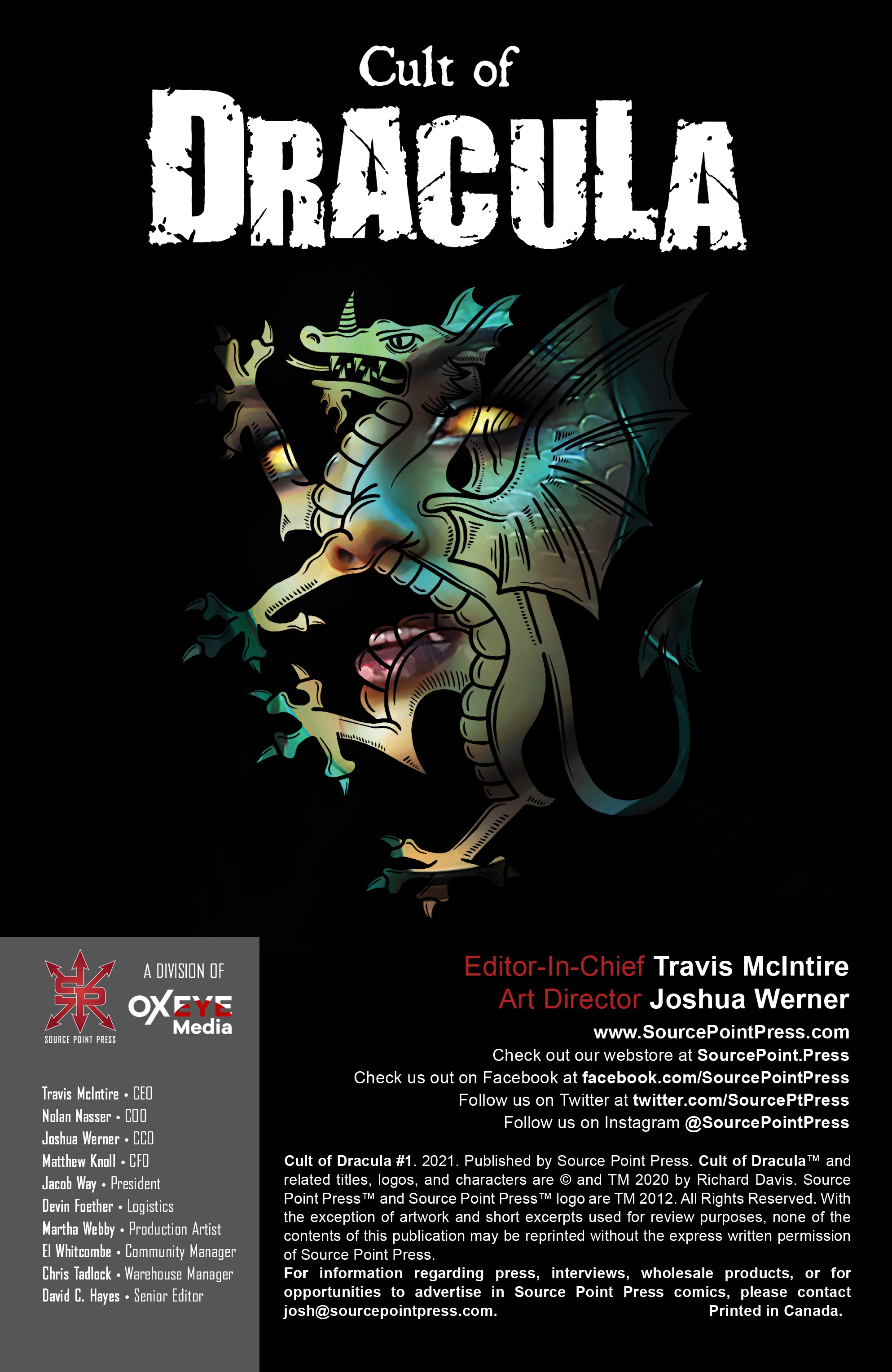 Read online Cult of Dracula comic -  Issue #1 - 2