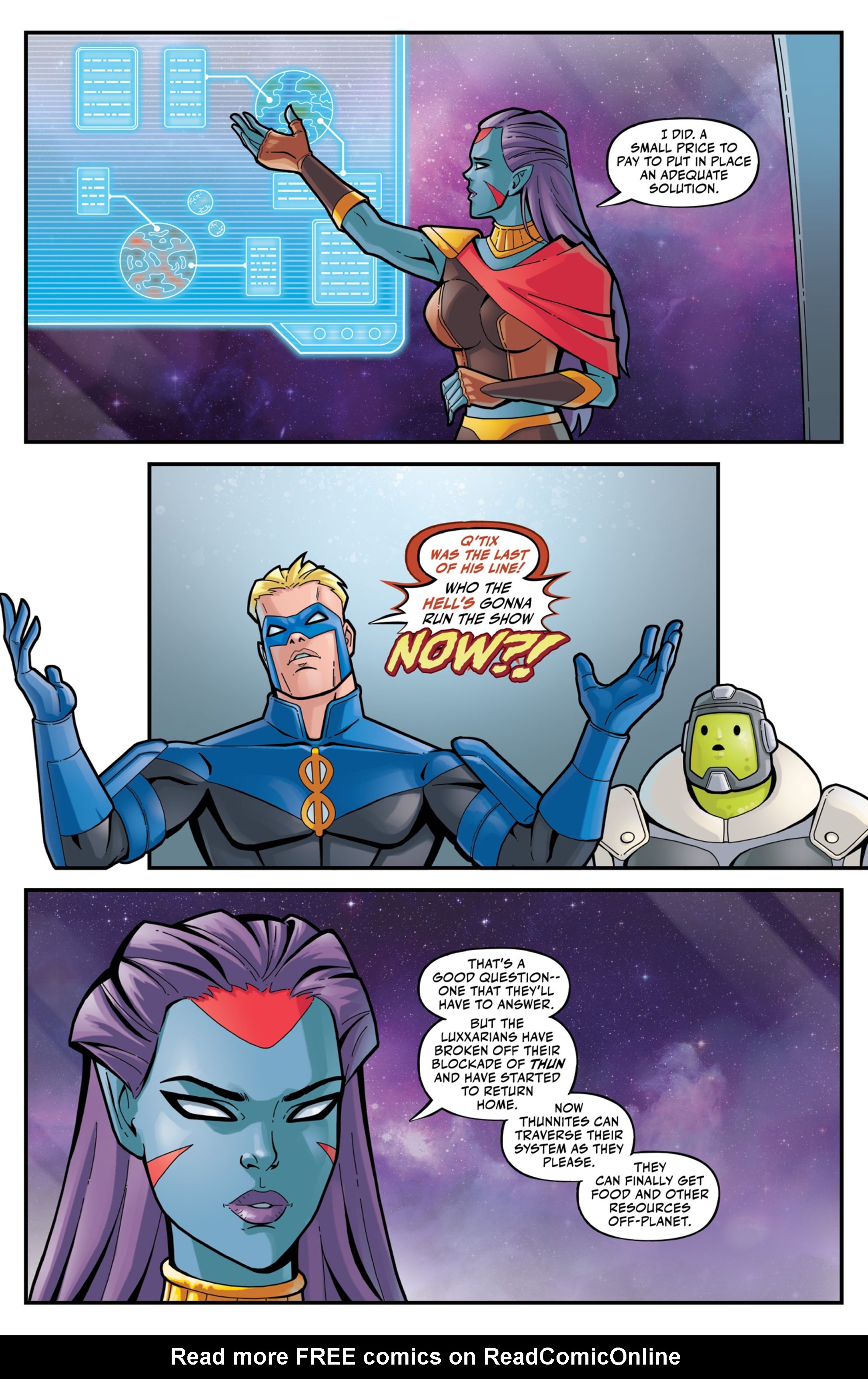 Read online Keepers Of The Cosmos comic -  Issue #1 - 12