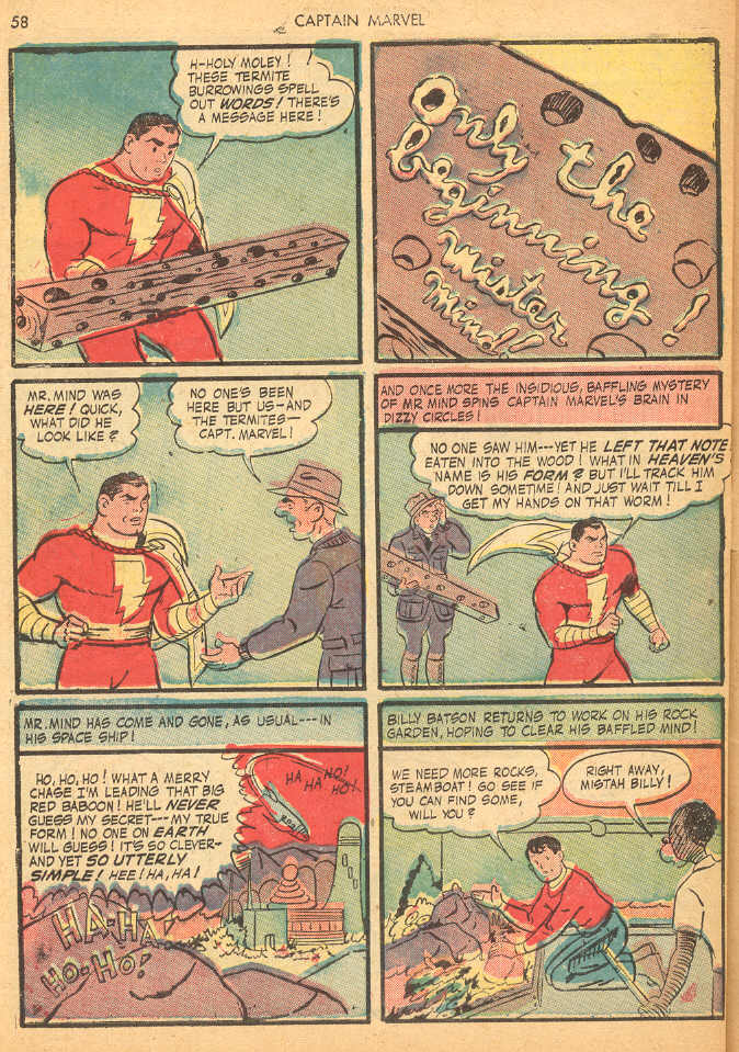 Read online Captain Marvel Adventures comic -  Issue #27 - 58