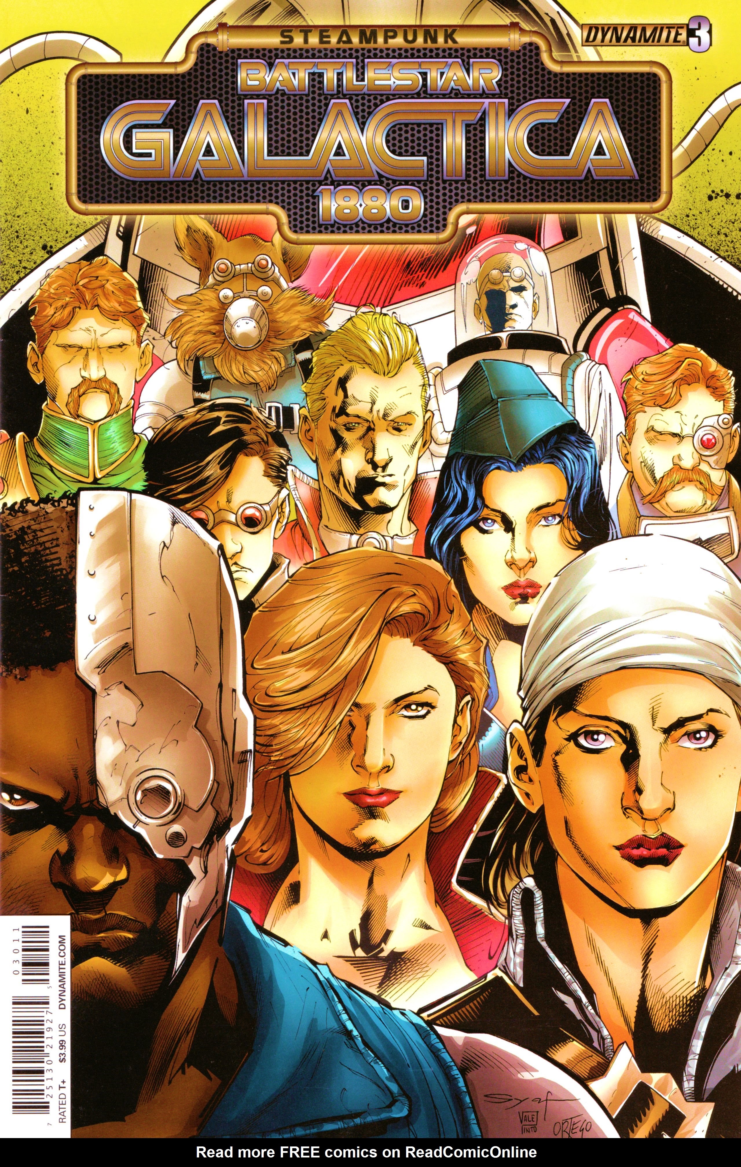 Read online Steampunk Battlestar Galactica 1880 comic -  Issue #3 - 1