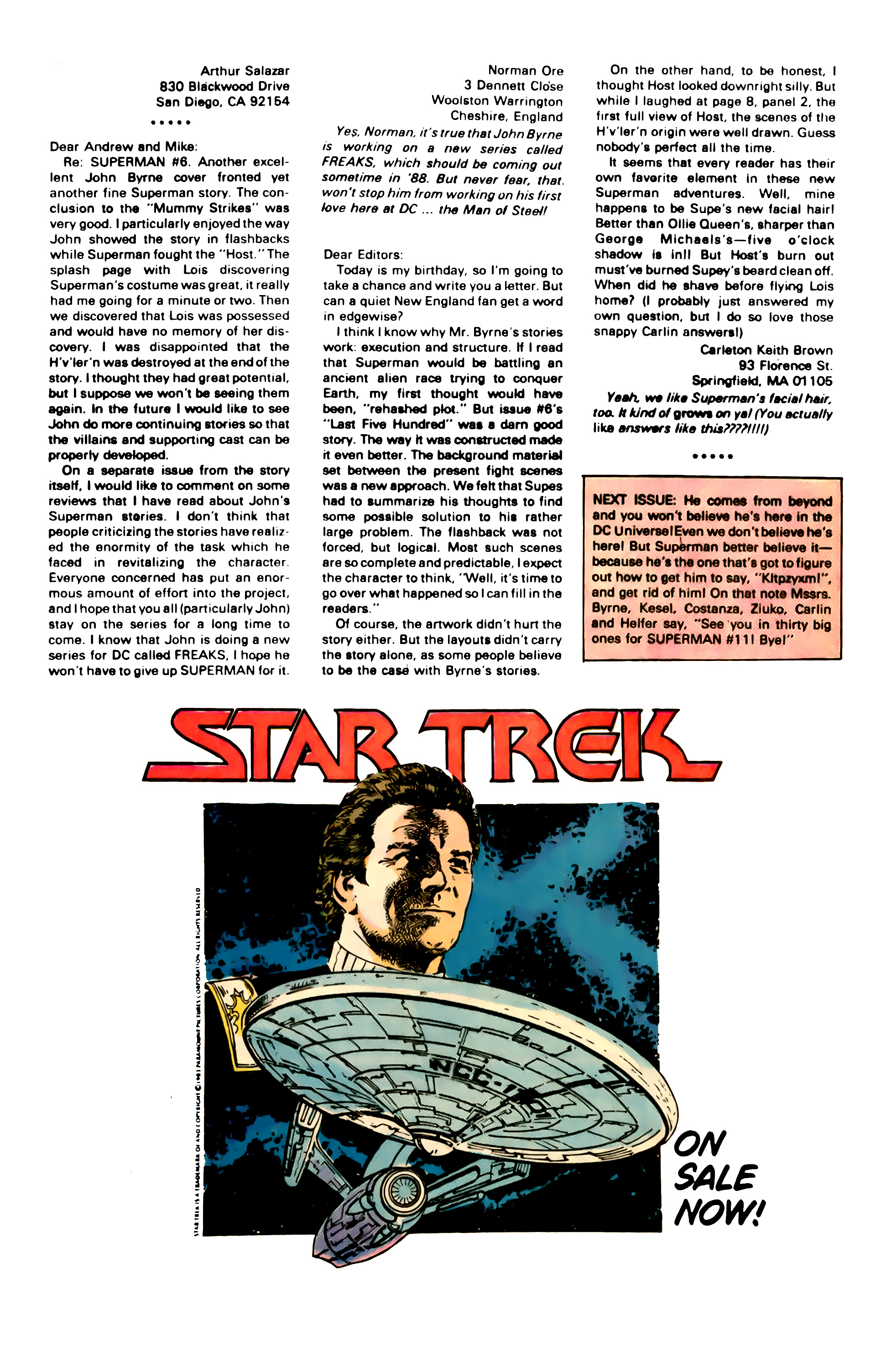 Read online Superman (1987) comic -  Issue #10 - 25