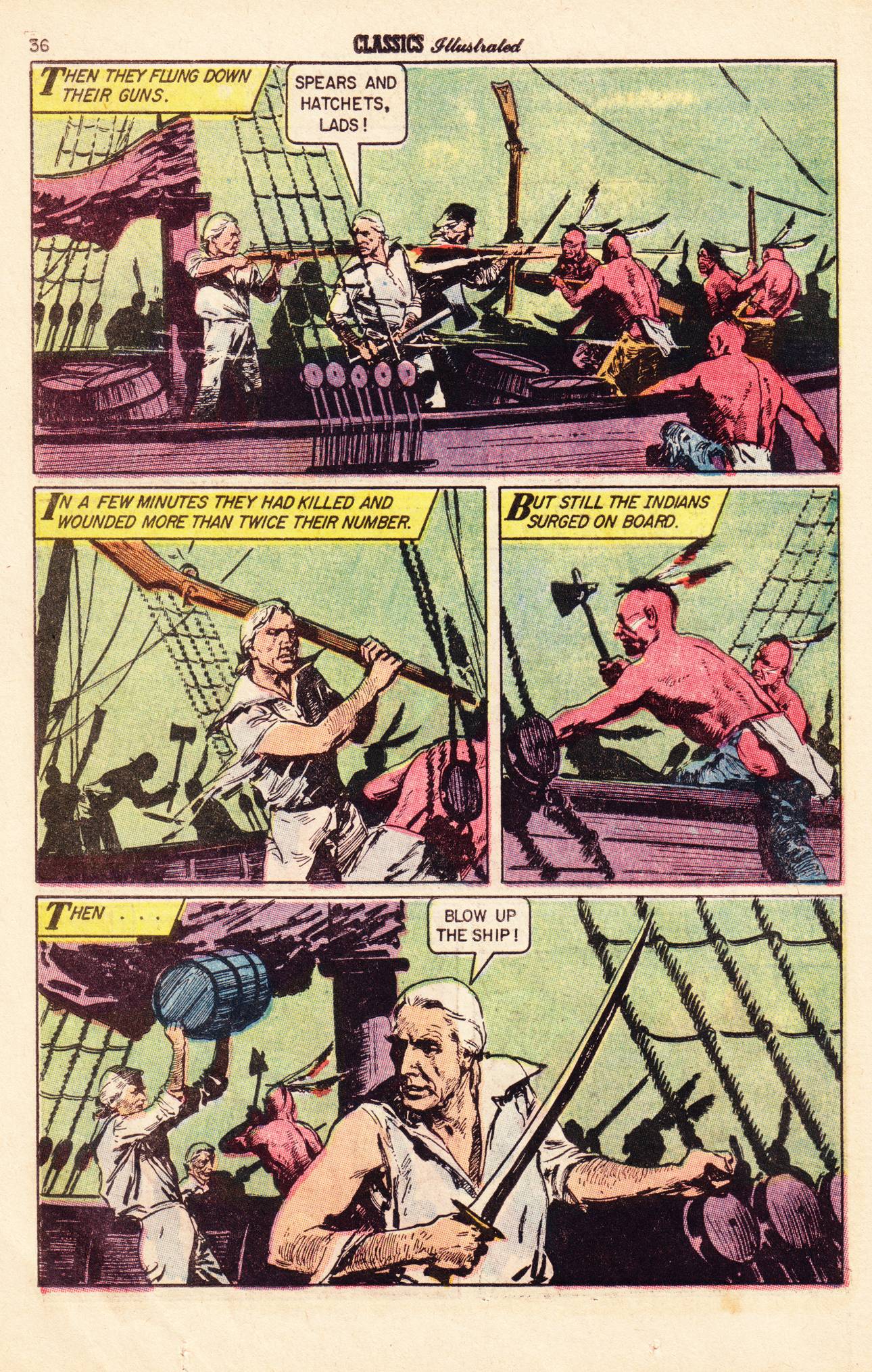 Read online Classics Illustrated comic -  Issue #154 - 38