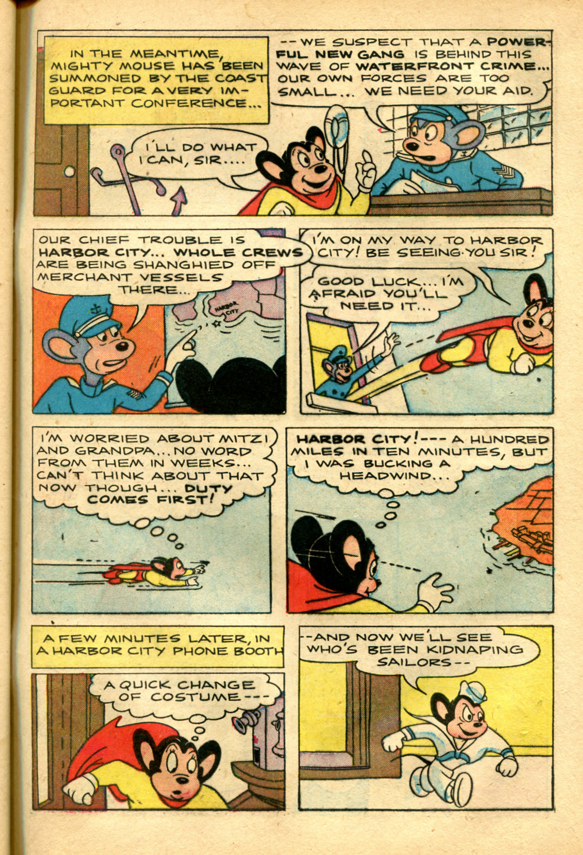 Read online Paul Terry's Mighty Mouse Comics comic -  Issue #43 - 85