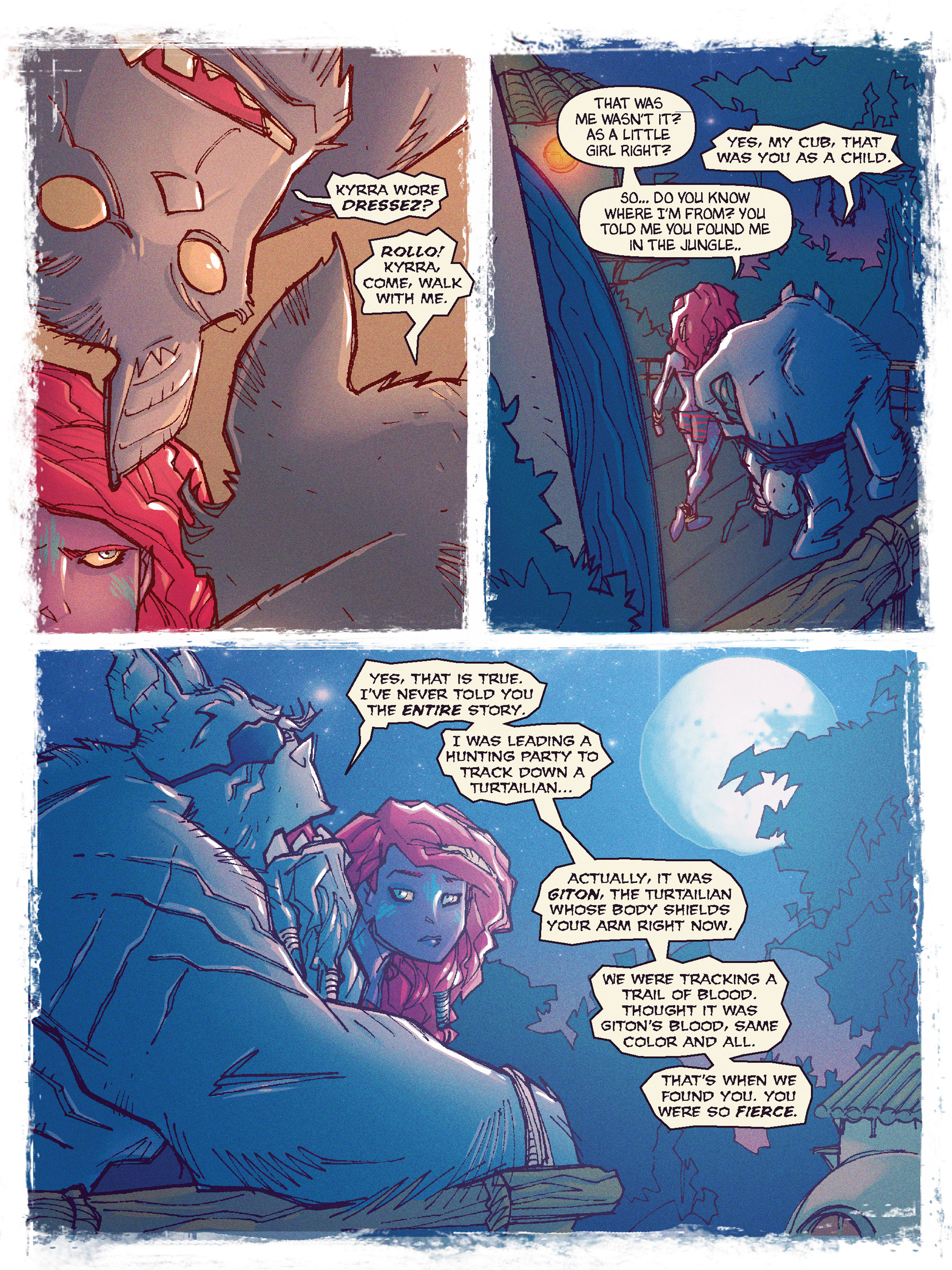 Read online Kyrra: Alien Jungle Girl comic -  Issue #3 - 9