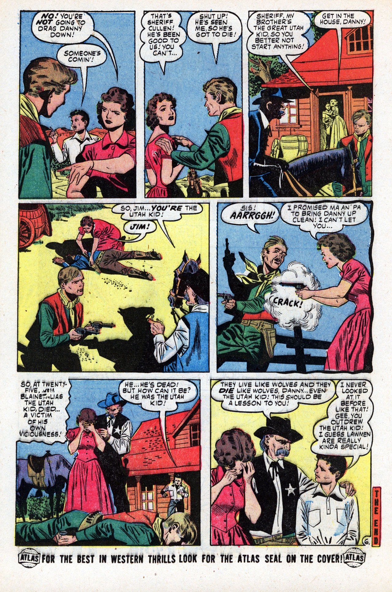 Read online Outlaw Fighters comic -  Issue #4 - 16