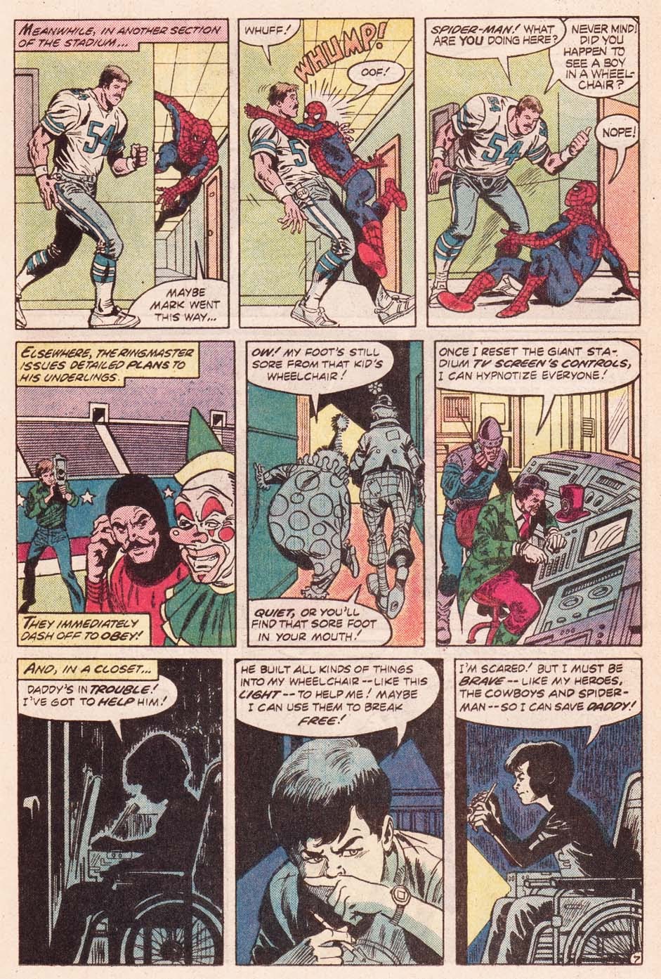 Read online Spider-Man and the Dallas Cowboys: "Danger in Dallas" comic -  Issue # Full - 8