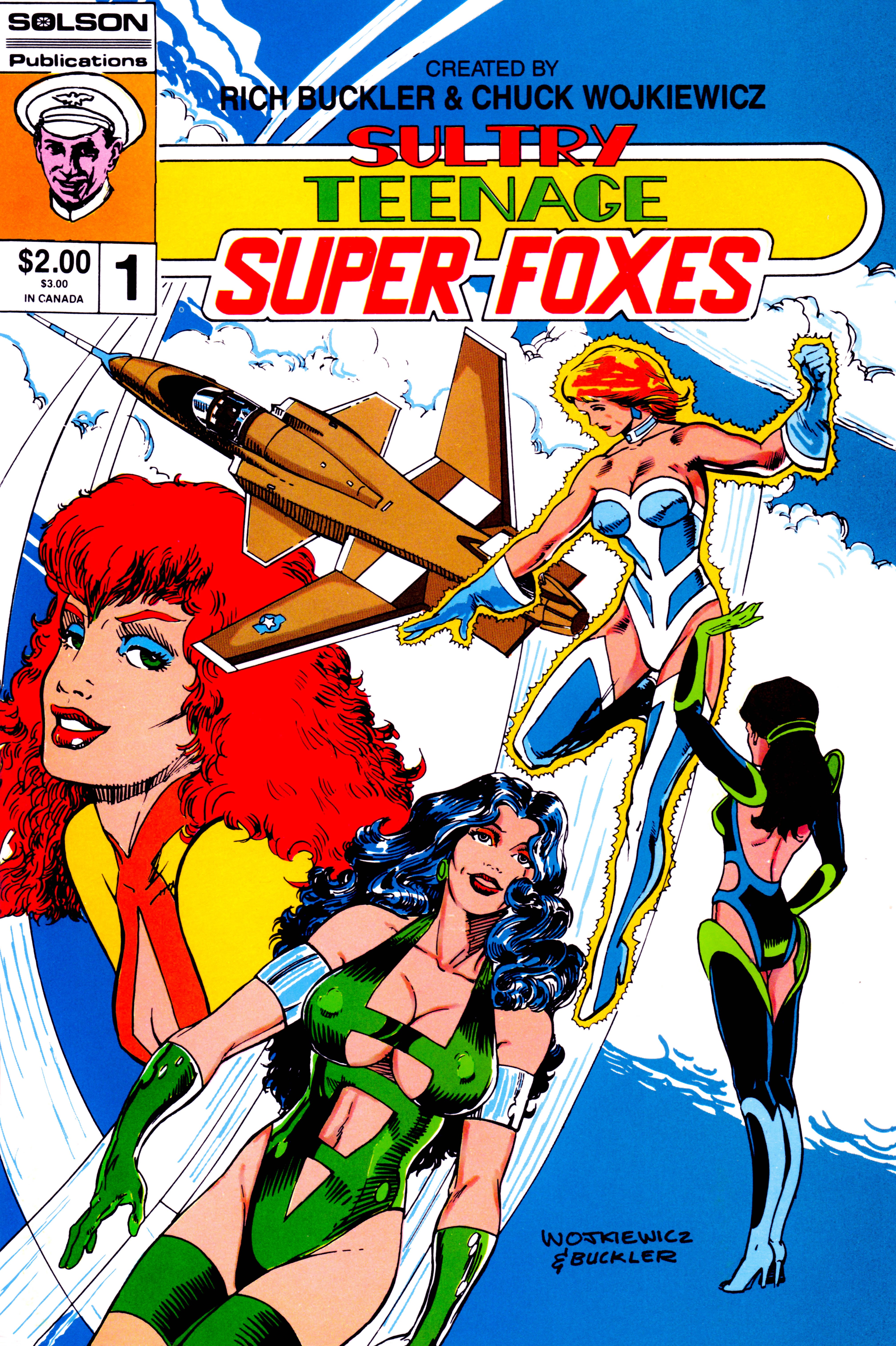 Read online Sultry Teenage Super Foxes comic -  Issue #1 - 1