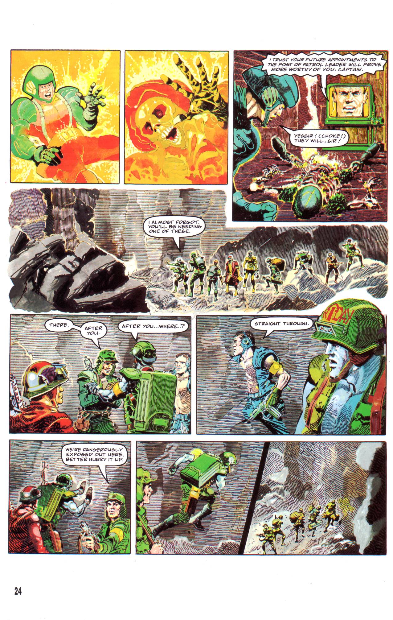 Read online Rogue Trooper:  The Final Warrior comic -  Issue #1 - 25