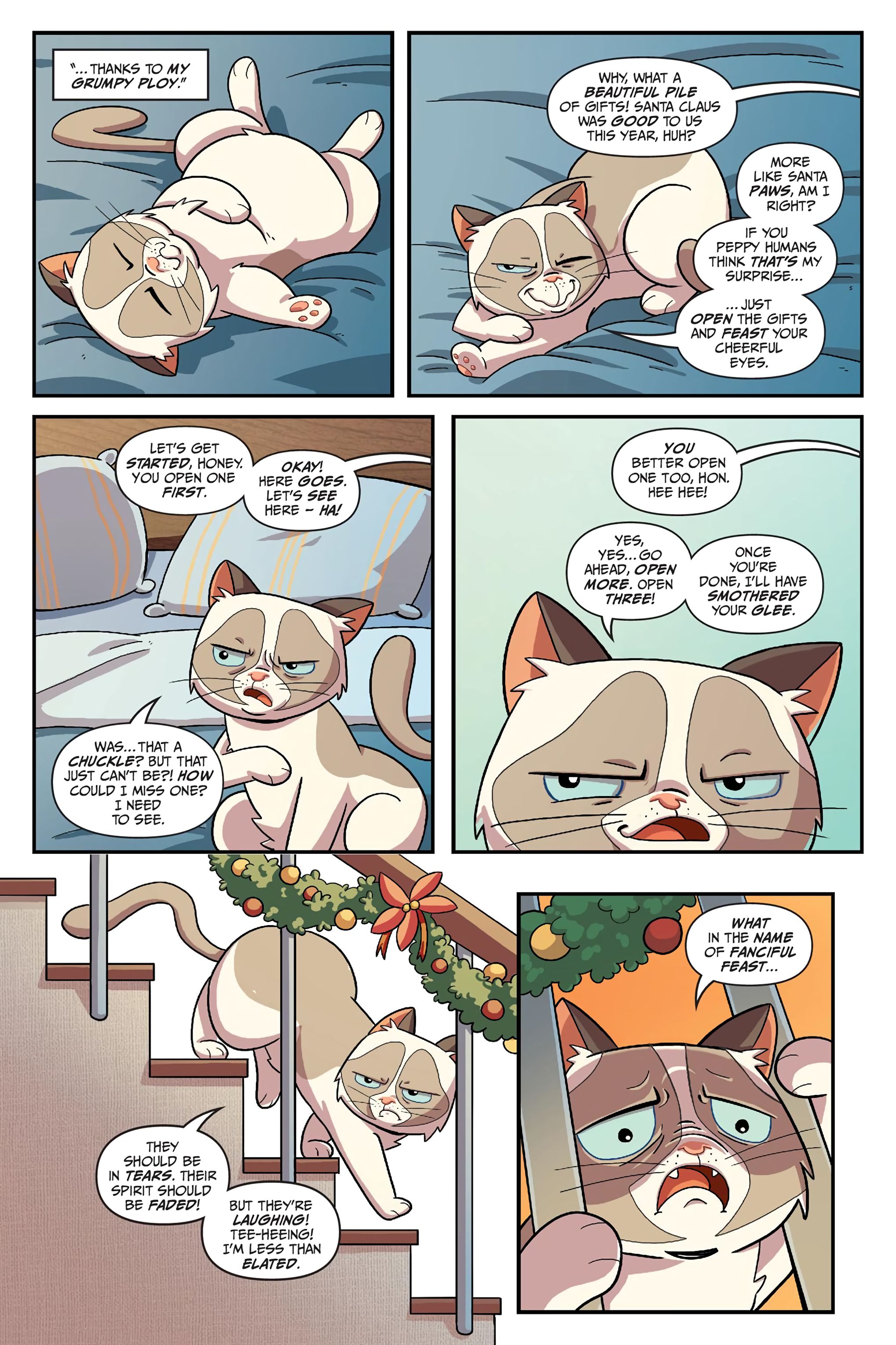 Read online Grumpy Cat: The Grumpus and Other Horrible Holiday Tales comic -  Issue # TPB - 36
