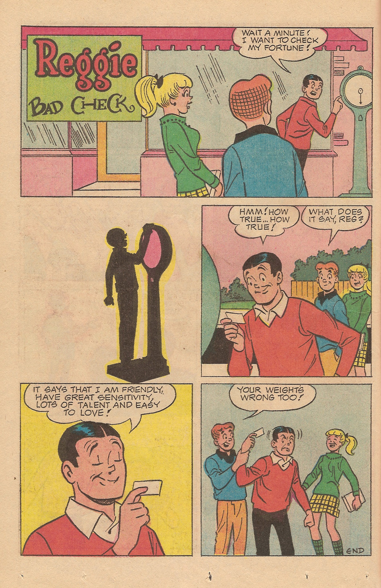 Read online Reggie's Wise Guy Jokes comic -  Issue #5 - 44