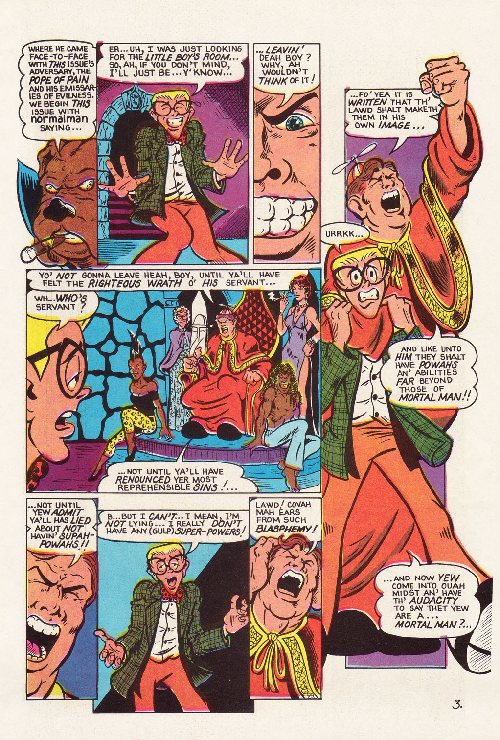 Read online Normalman comic -  Issue #3 - 5