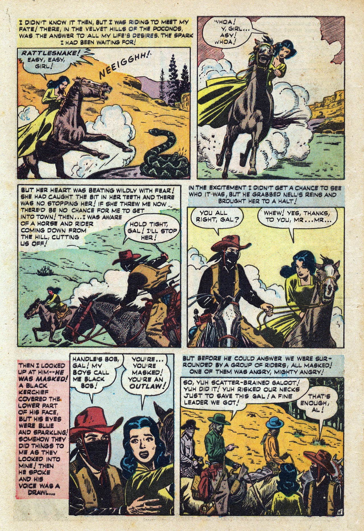 Read online Western Life Romances comic -  Issue #1 - 6