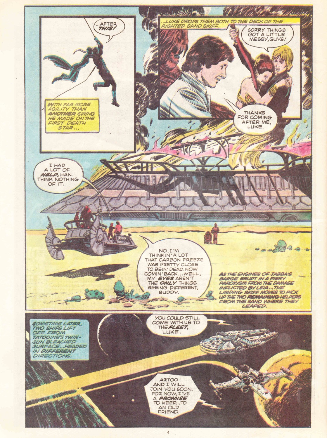Read online Return of the Jedi comic -  Issue #4 - 4