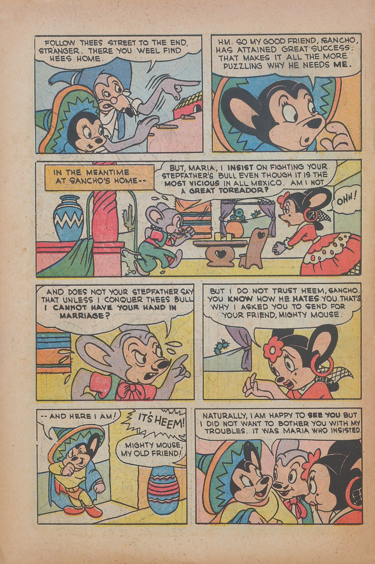 Read online Paul Terry's Mighty Mouse Comics comic -  Issue #5 - 12