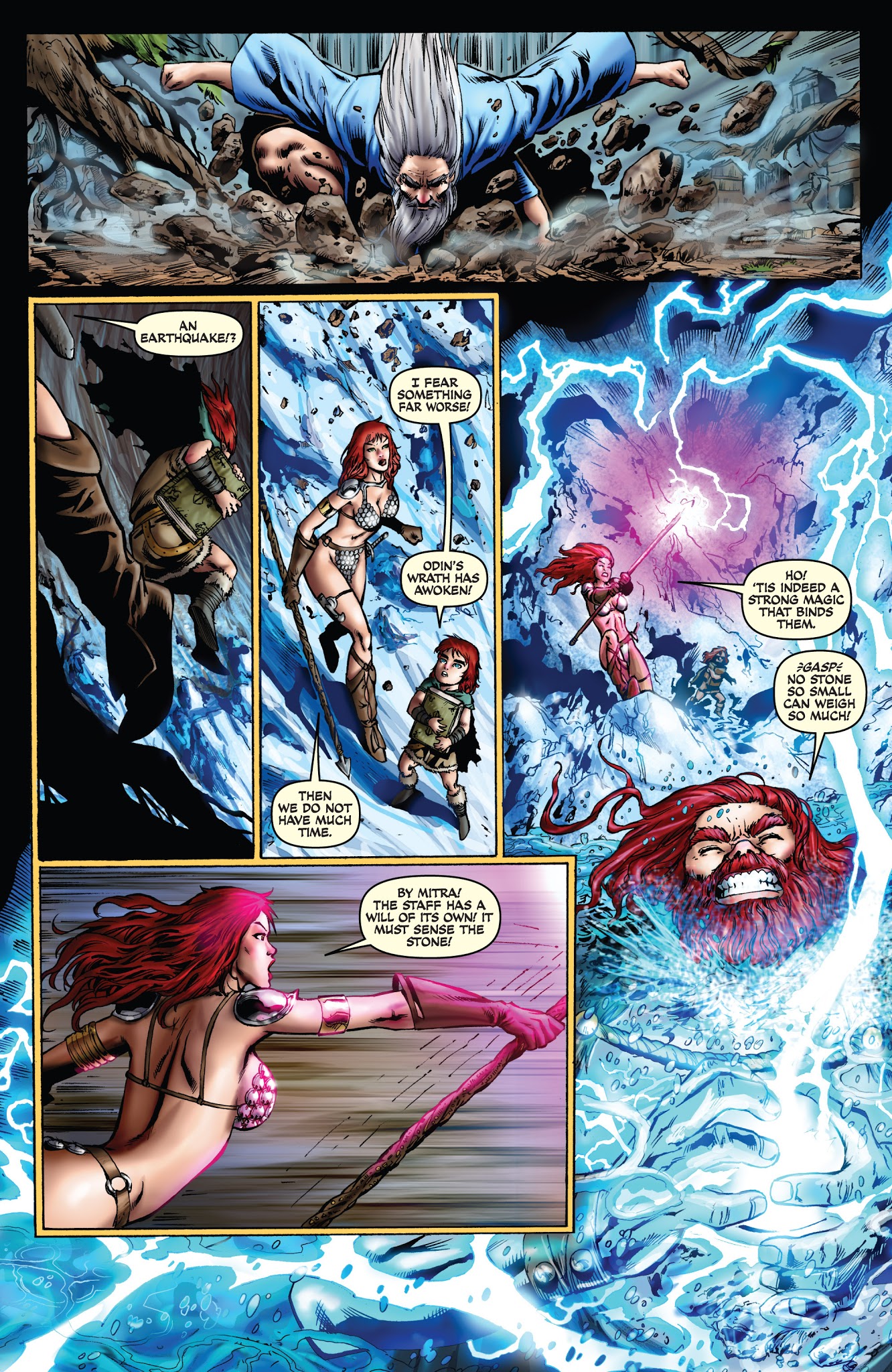 Read online Red Sonja: Wrath of the Gods comic -  Issue #5 - 7