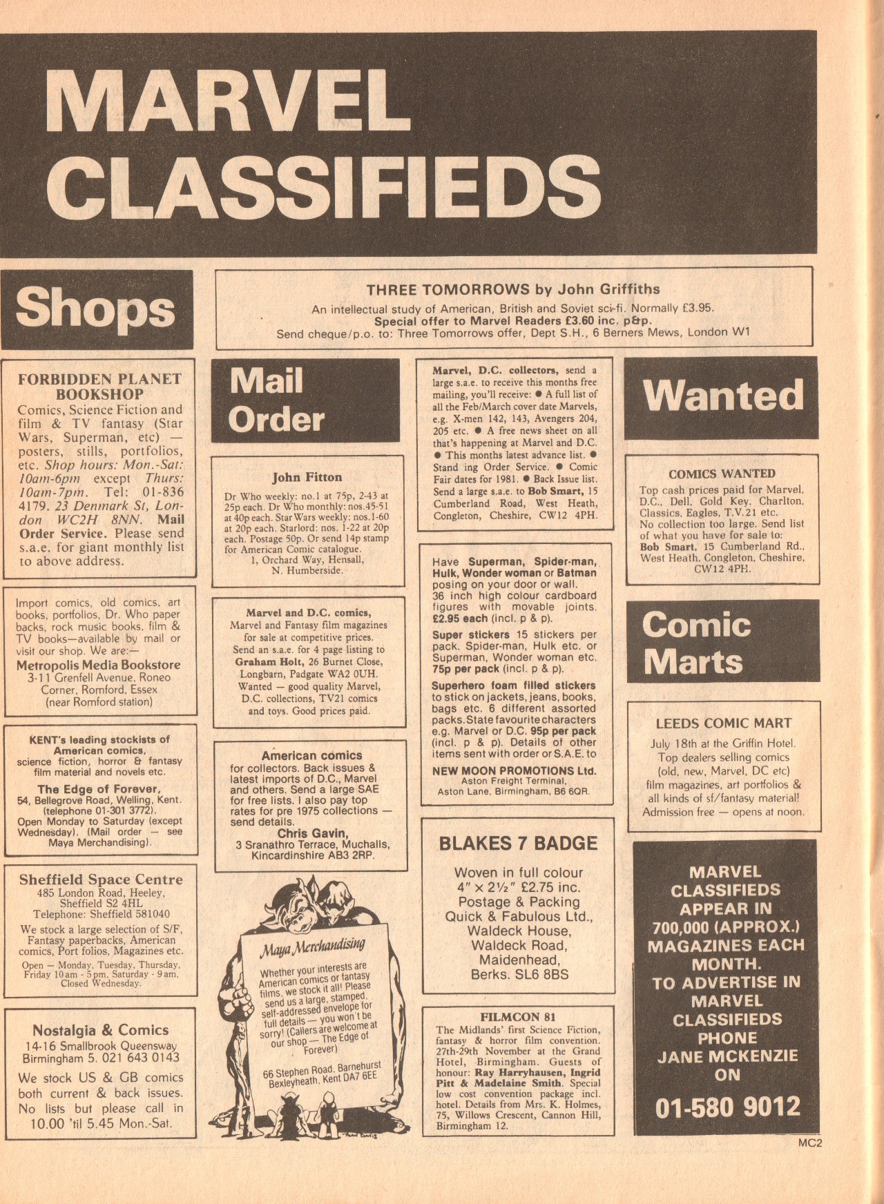 Read online Marvel Madhouse comic -  Issue #2 - 30