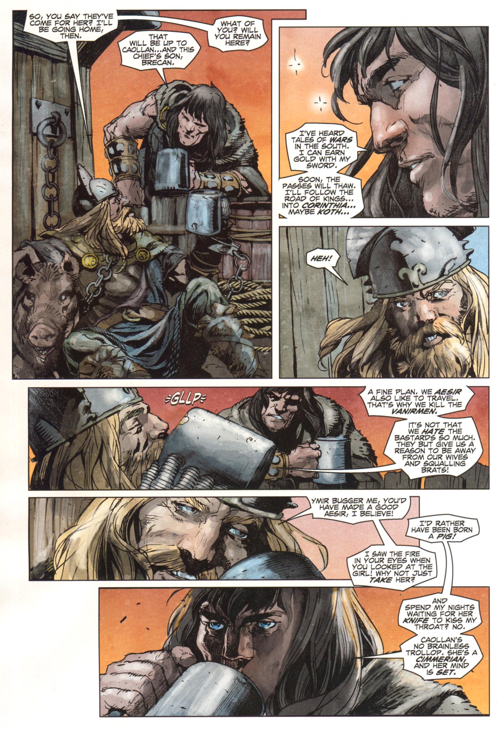 Read online Conan The Cimmerian comic -  Issue #7 - 16