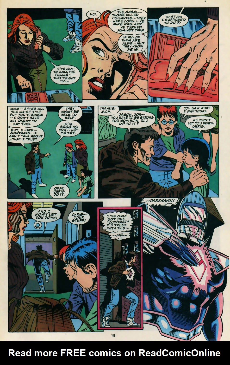 Read online Darkhawk (1991) comic -  Issue #35 - 16