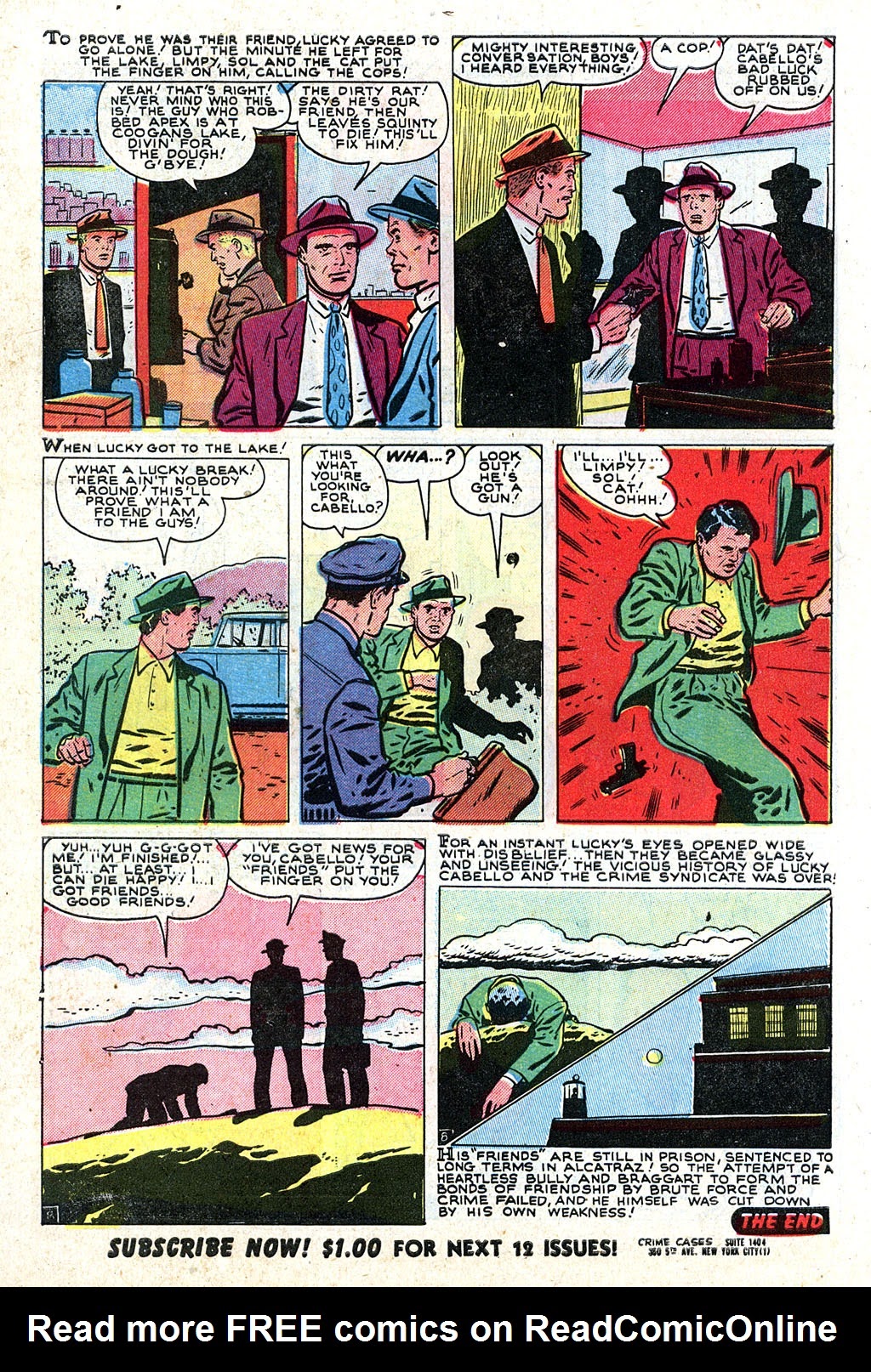 Read online Crime Cases Comics (1951) comic -  Issue #5 - 10
