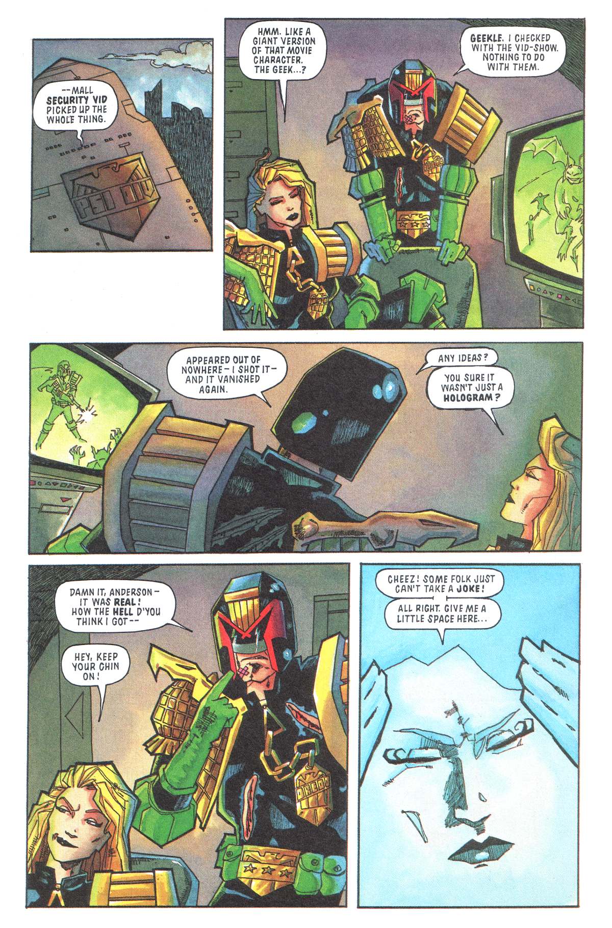 Read online Judge Dredd: The Megazine comic -  Issue #19 - 7