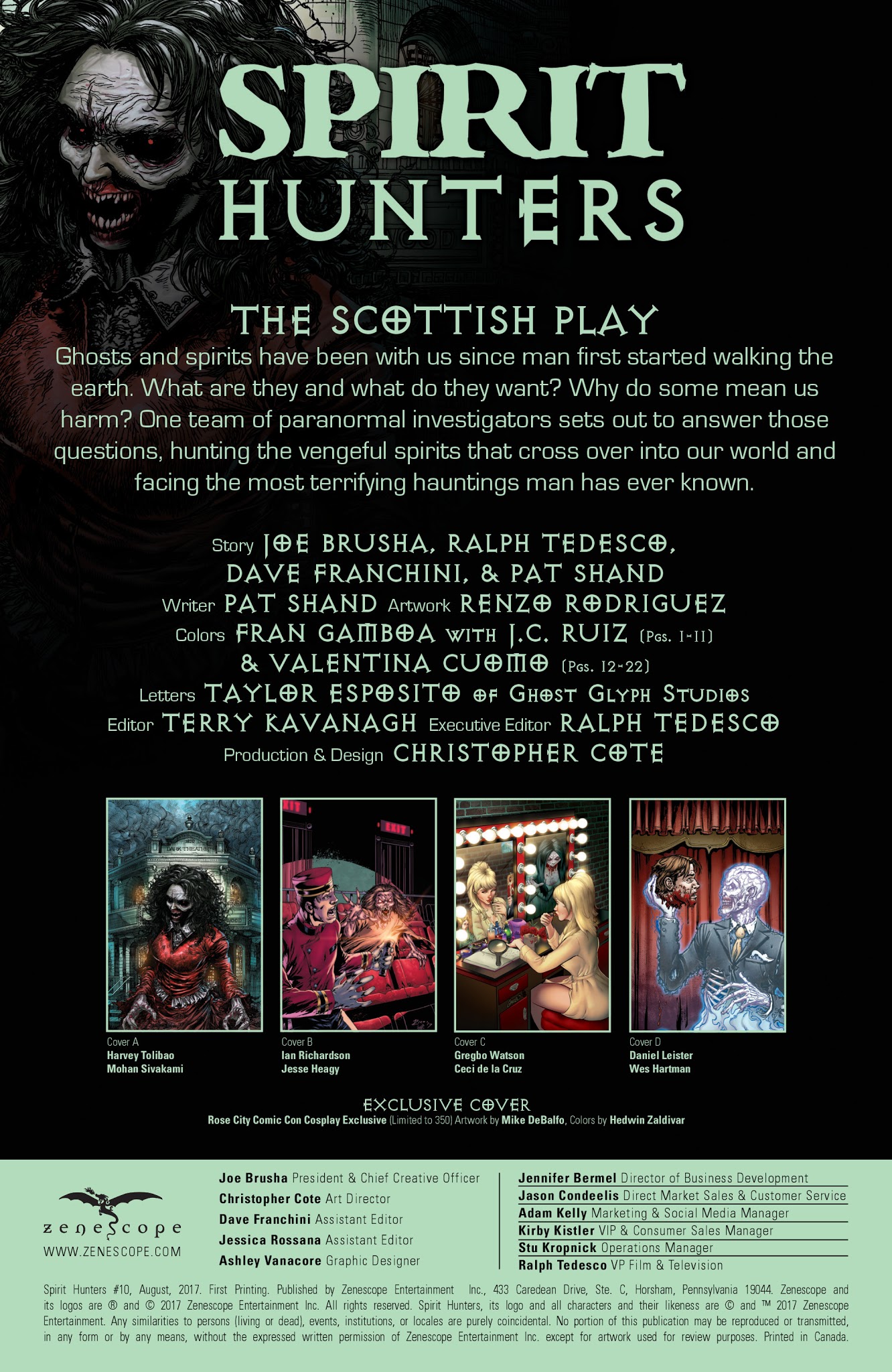 Read online Spirit Hunters comic -  Issue #10 - 2