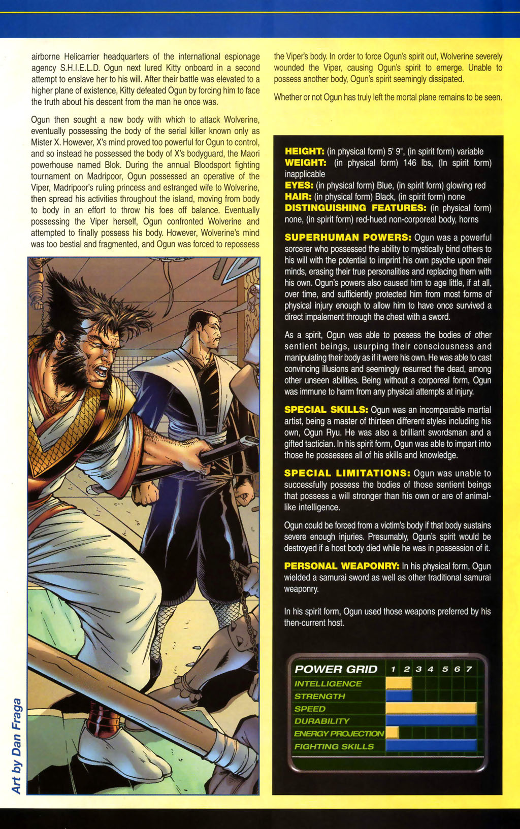 Read online Official Handbook of the Marvel Universe: Wolverine 2004 comic -  Issue # Full - 33