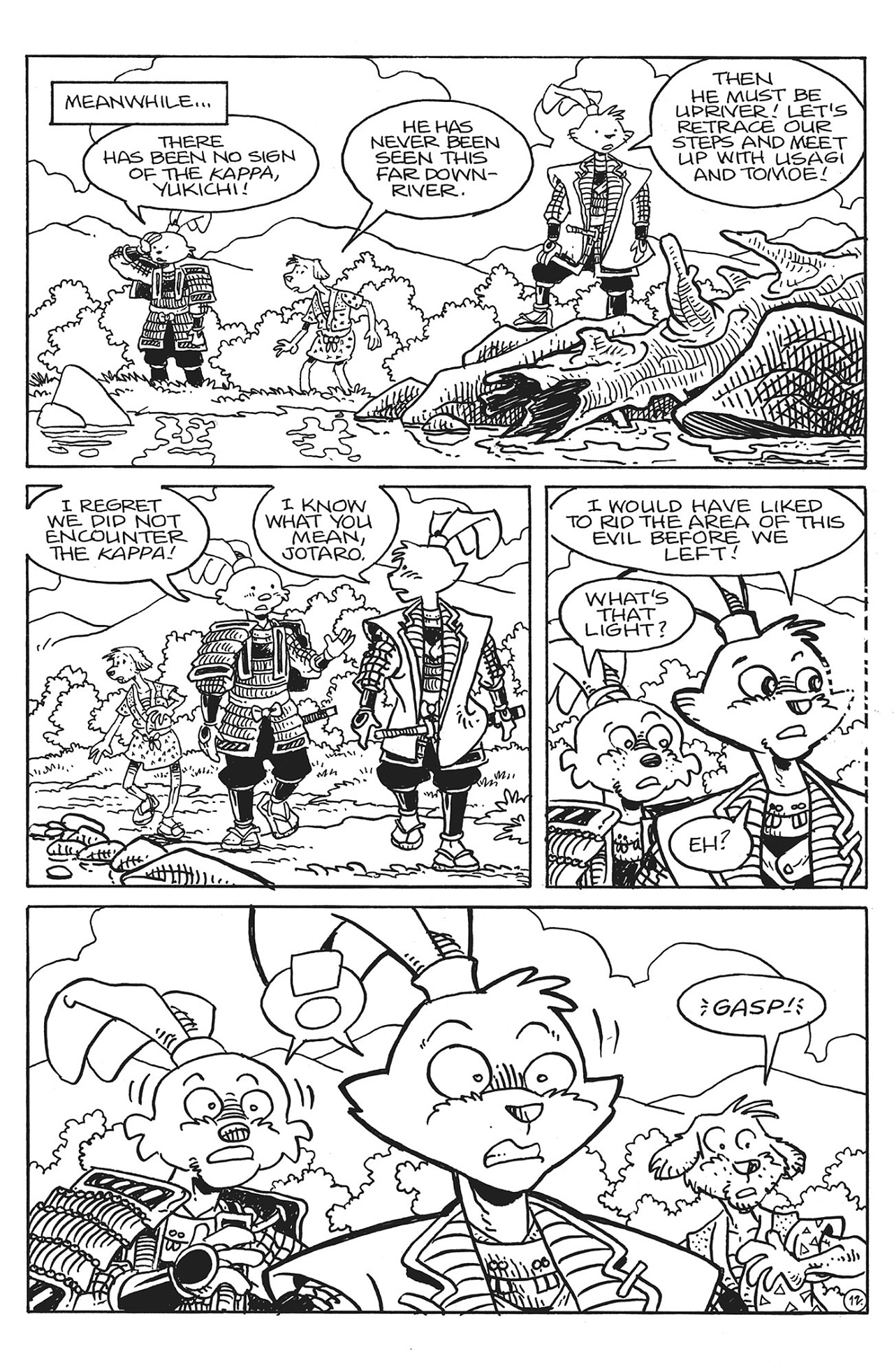Read online Teenage Mutant Ninja Turtles/Usagi Yojimbo: WhereWhen #1: Director’s Cut comic -  Issue #1: Director’s Cut Full - 13