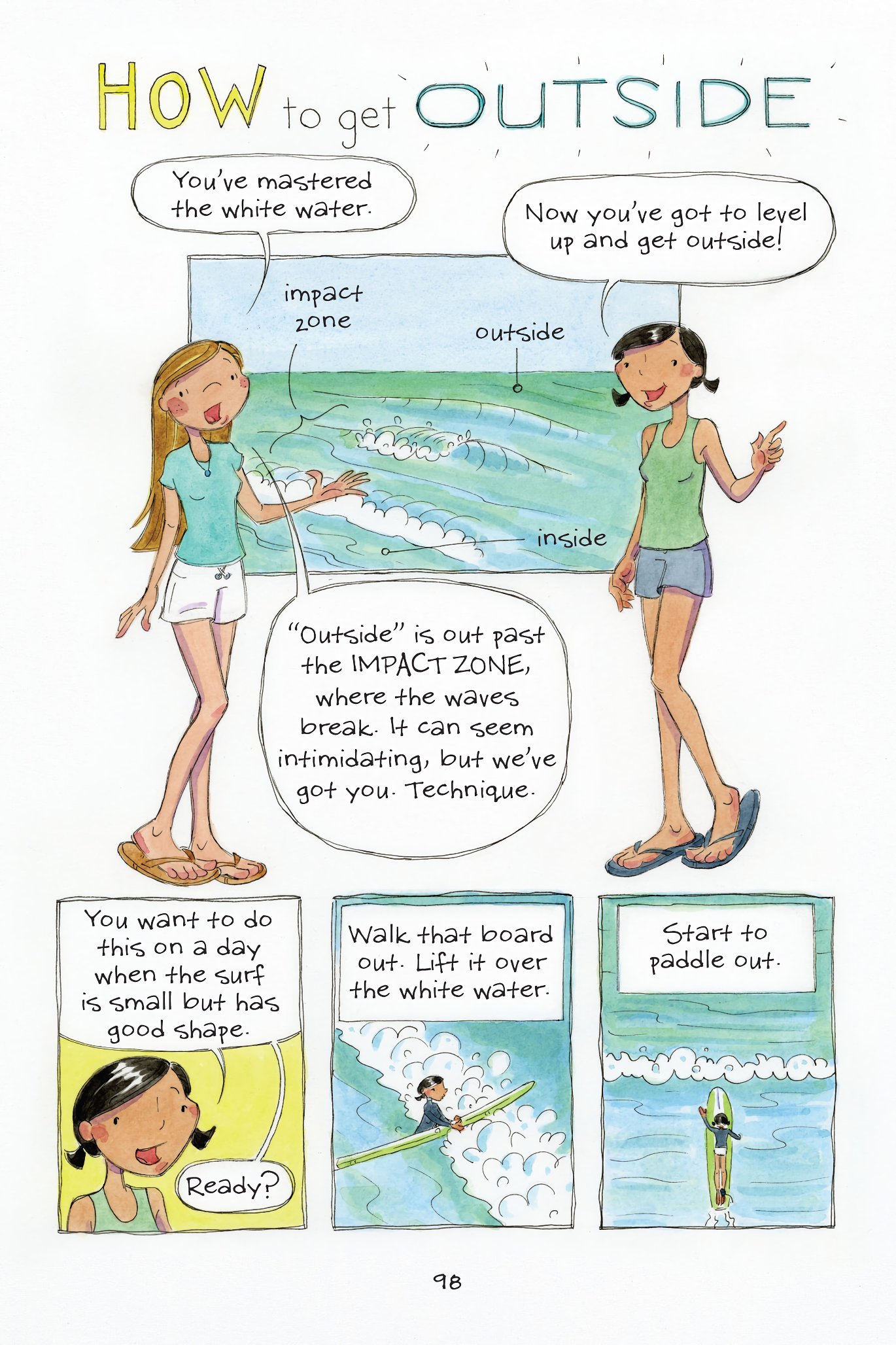 Read online The Science of Surfing: A Surfside Girls Guide to the Ocean comic -  Issue # TPB - 98