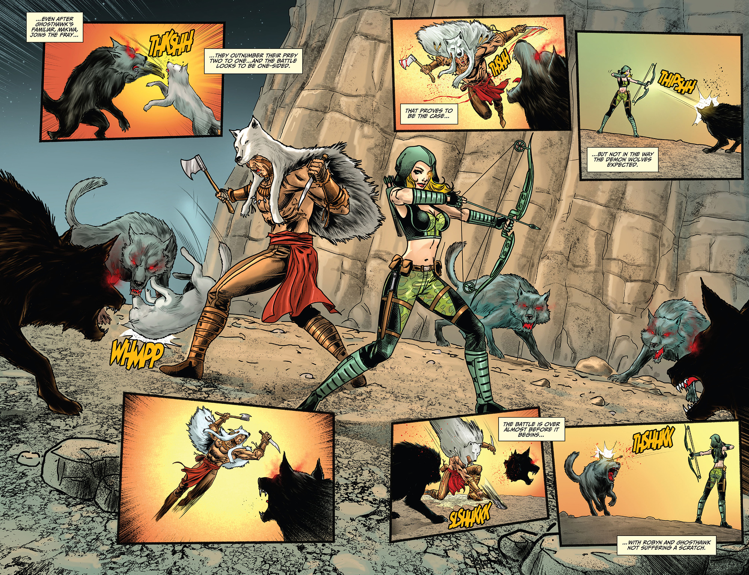 Read online Robyn Hood: Dark Shaman comic -  Issue # Full - 12