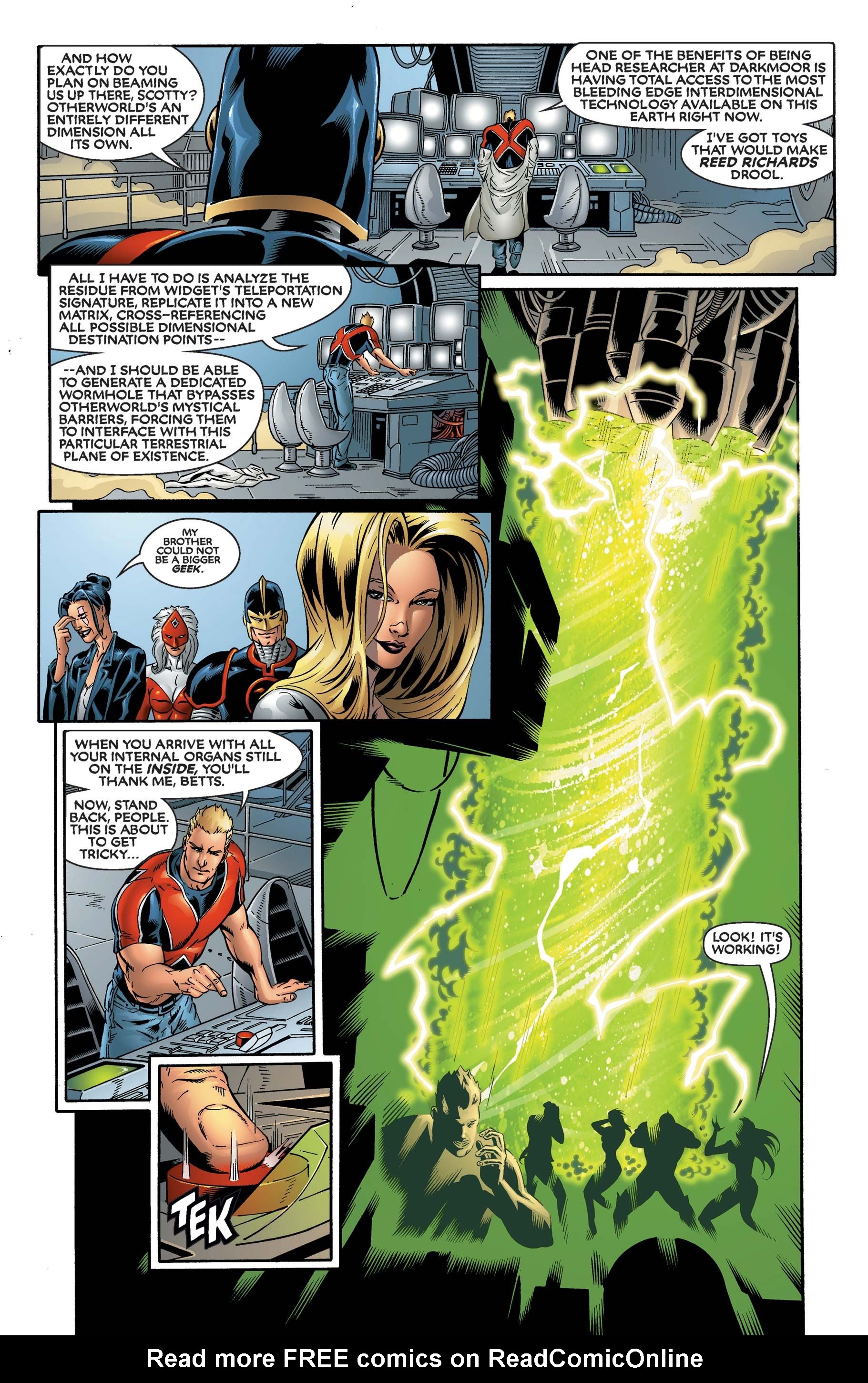 Read online Excalibur (2001) comic -  Issue #1 - 23