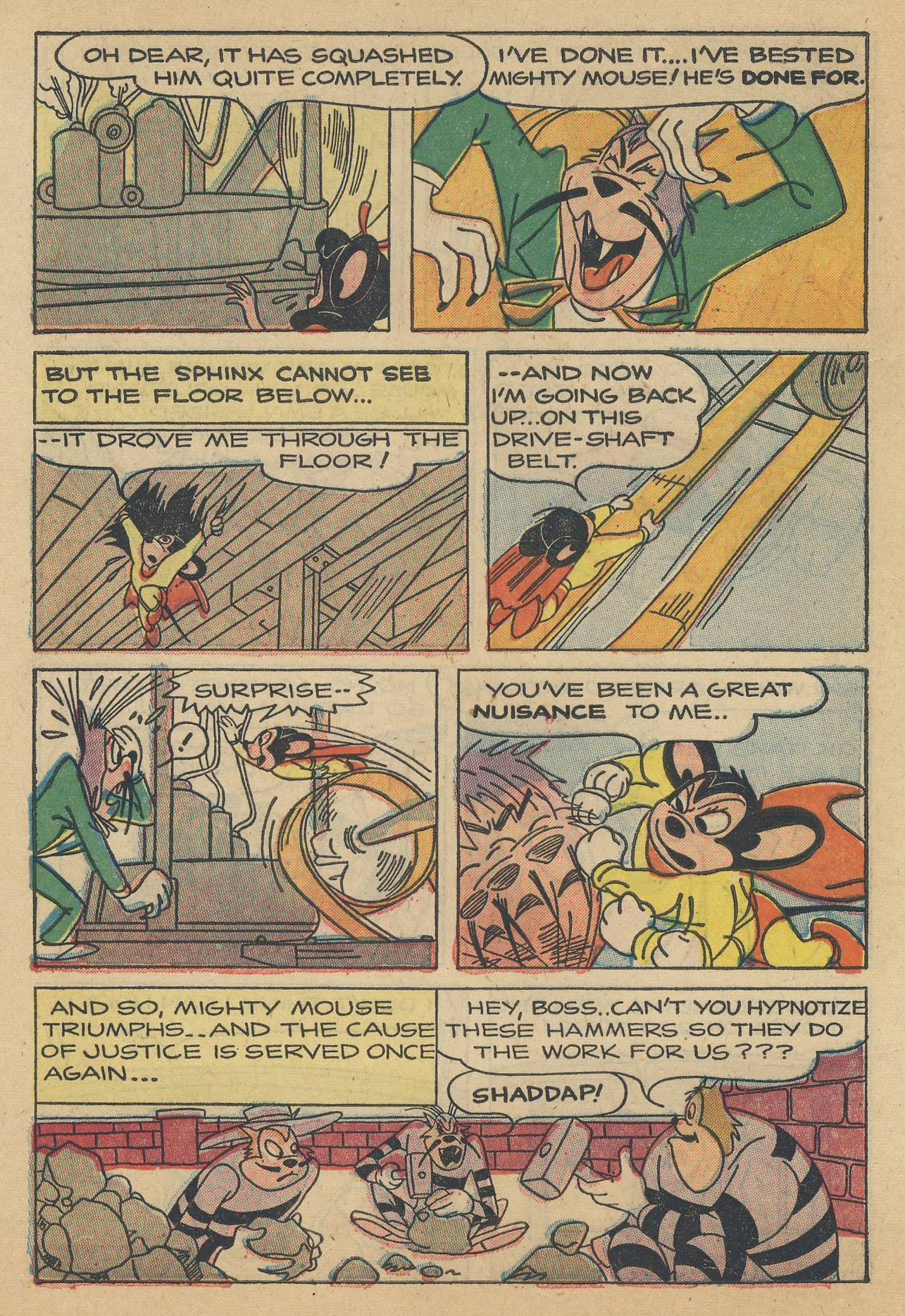 Read online Paul Terry's Mighty Mouse Comics comic -  Issue #45 - 50