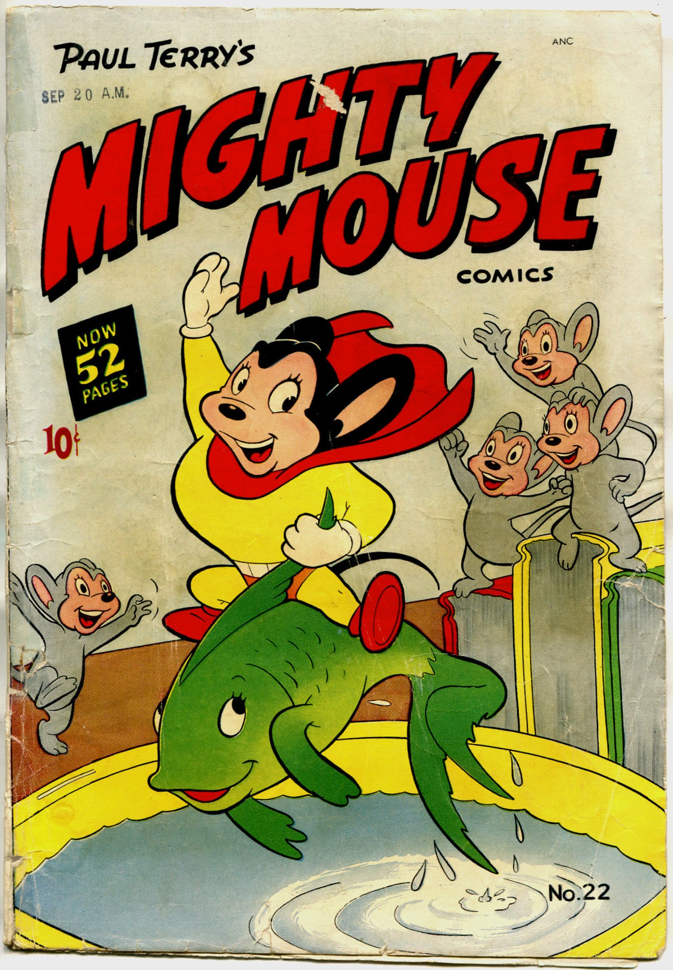 Read online Paul Terry's Mighty Mouse Comics comic -  Issue #22 - 1