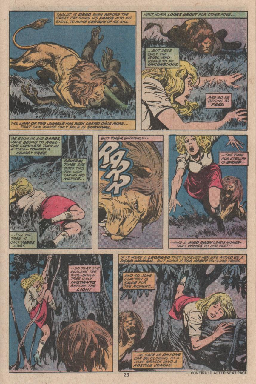 Read online Tarzan (1977) comic -  Issue #10 - 14