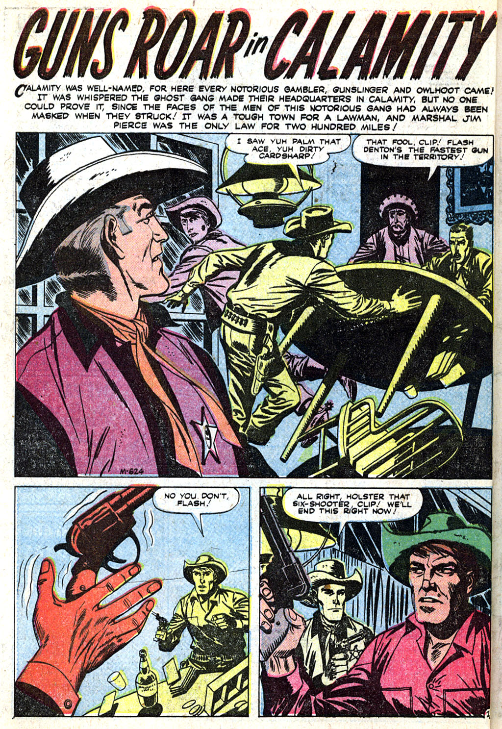 Read online Western Outlaws (1954) comic -  Issue #21 - 28